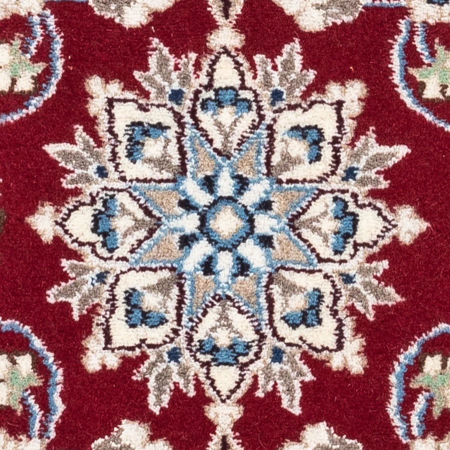 Perserteppich - Nain 90 x 60 cm - dunkelrot - Image 2