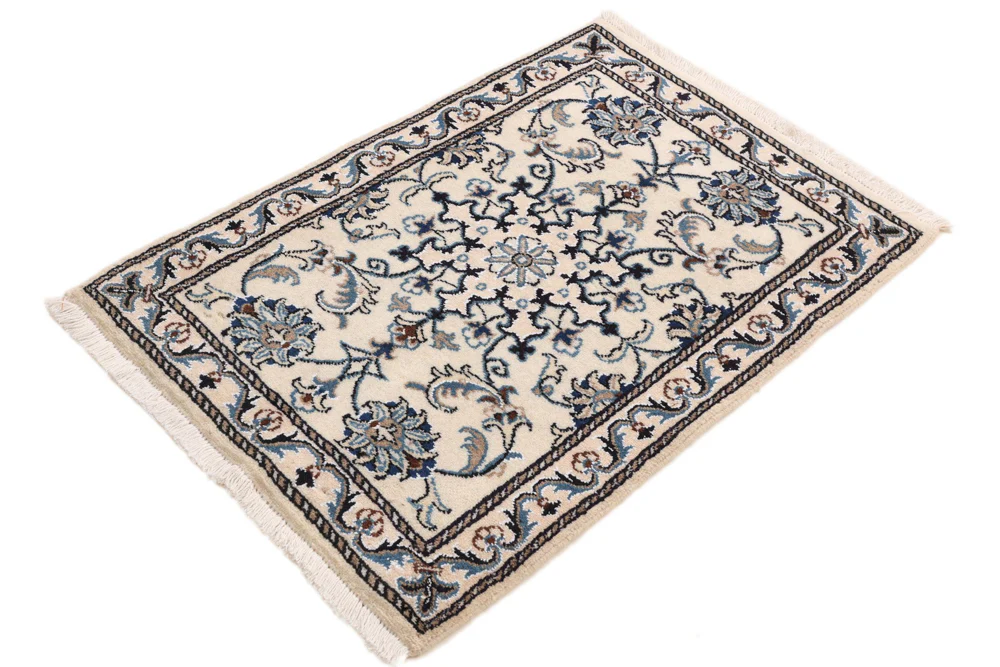 Perserteppich - Nain - 92 x 61 cm - creme - Image 3