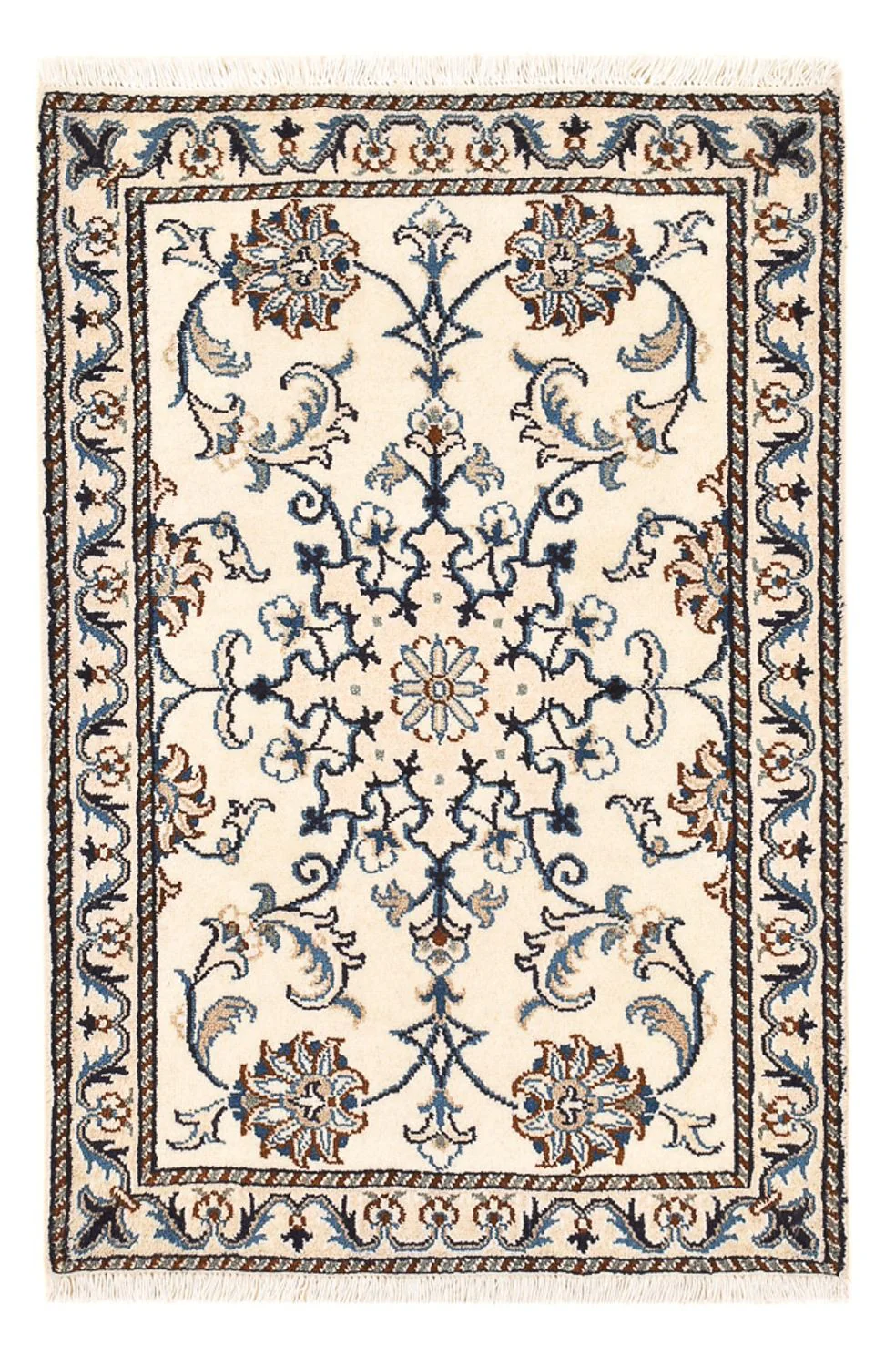 Perserteppich - Nain - 95 x 60 cm - beige
