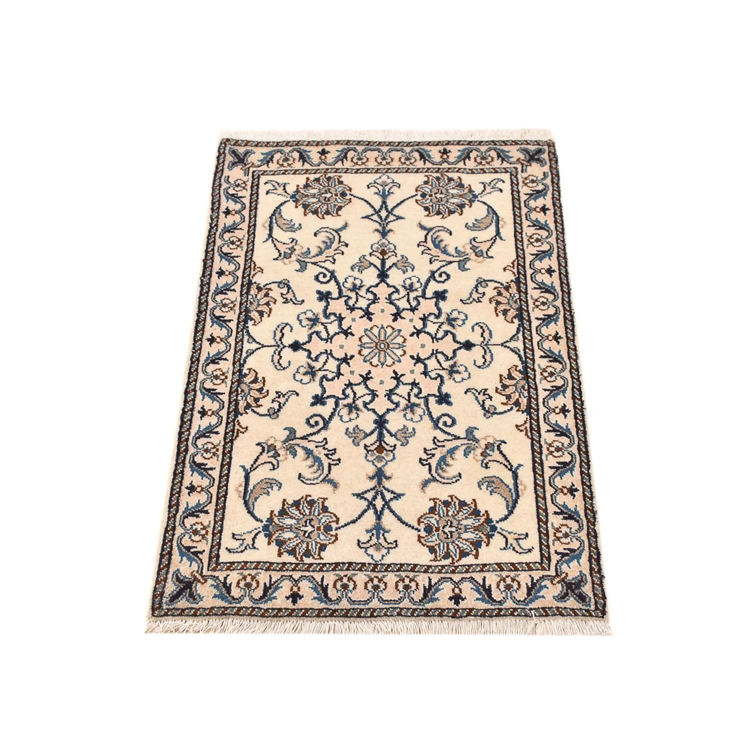 Perserteppich - Nain - 95 x 60 cm - beige - Image 4