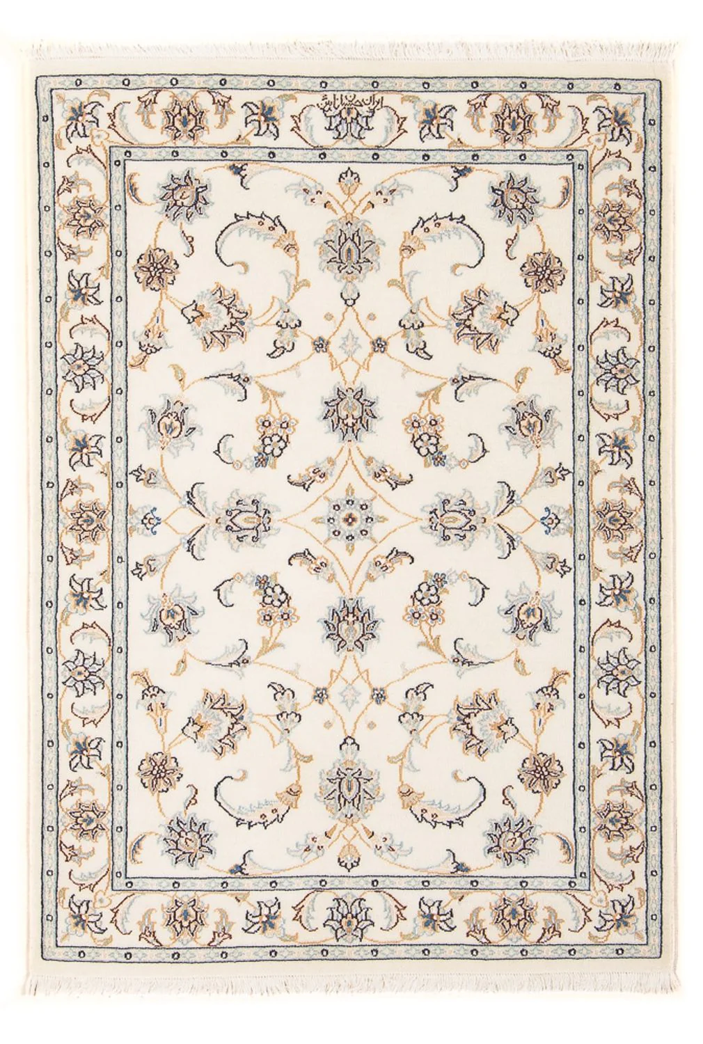Perserteppich - Nain - Premium - 118 x 80 cm - creme