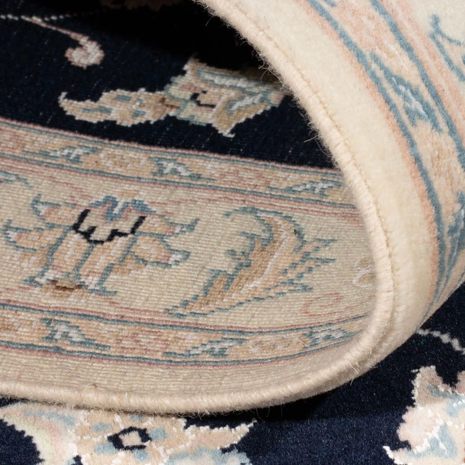 Perserteppich - Nain - Premium - 148 x 74 cm - dunkelblau - Image 4