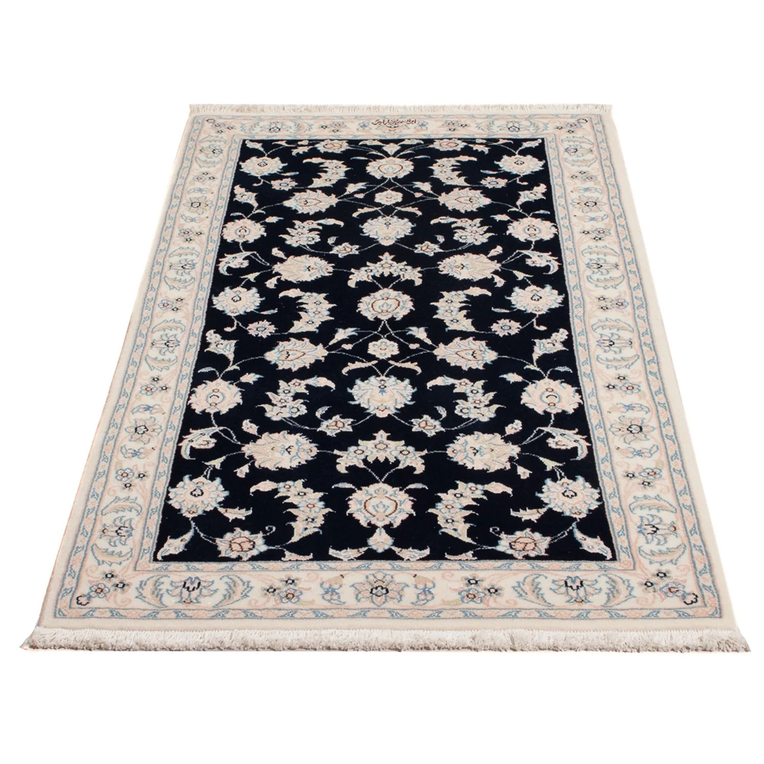 Perserteppich - Nain - Premium - 148 x 74 cm - dunkelblau - Image 5