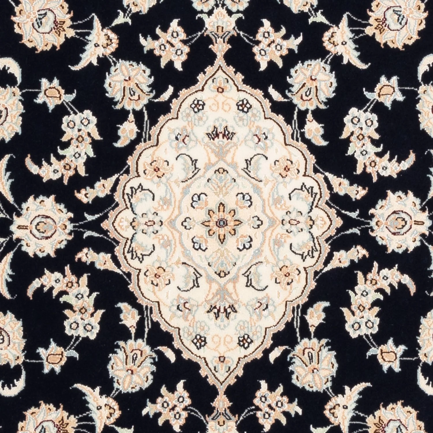 Perserteppich - Nain - Premium - 152 x 107 cm - dunkelblau - Image 2