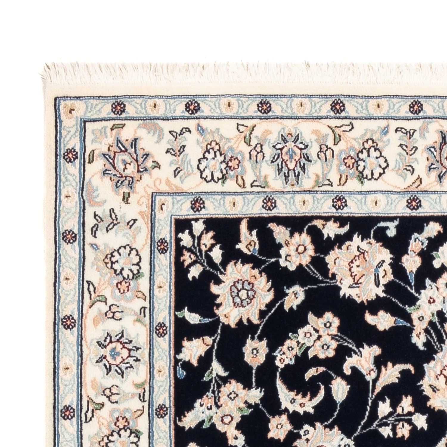 Perserteppich - Nain - Premium - 152 x 107 cm - dunkelblau - Image 3