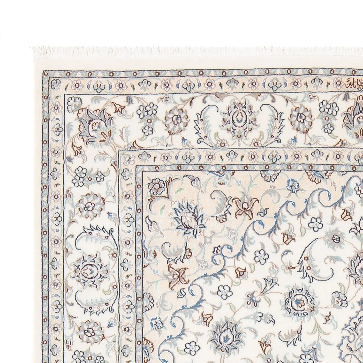Perserteppich - Nain - Premium - 204 x 150 cm - creme - Image 3