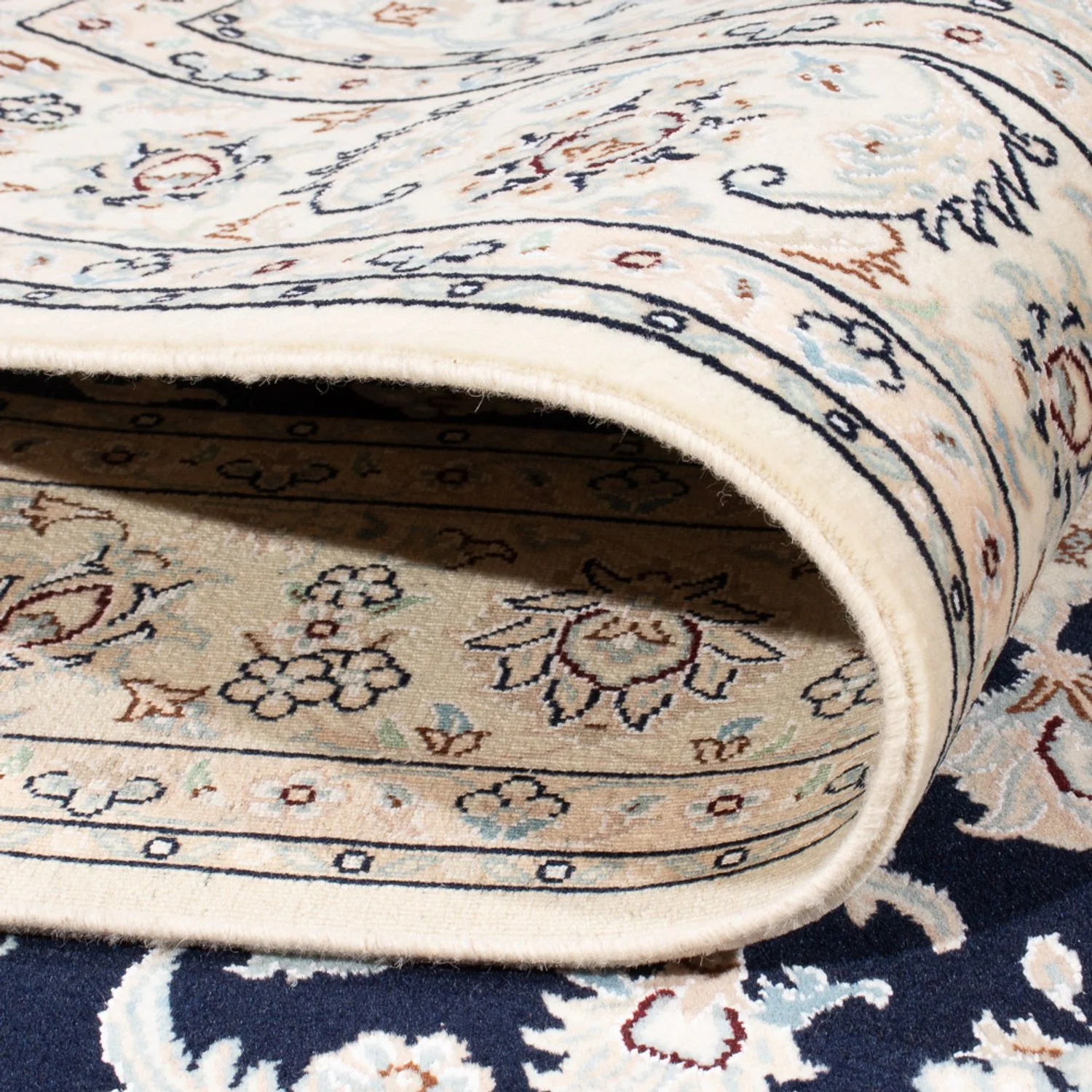 Perserteppich - Nain - Premium - 205 x 148 cm - dunkelblau - Image 4