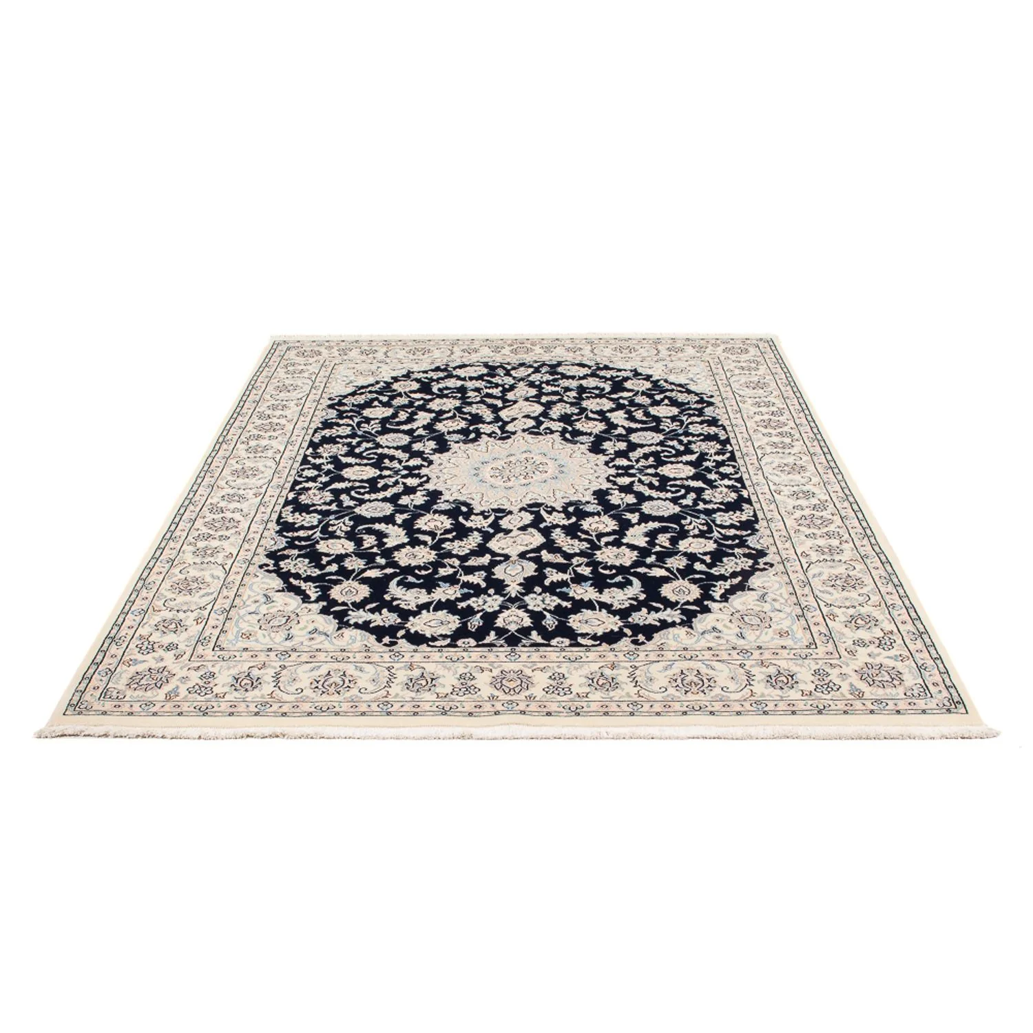Perserteppich - Nain - Premium - 205 x 148 cm - dunkelblau - Image 5