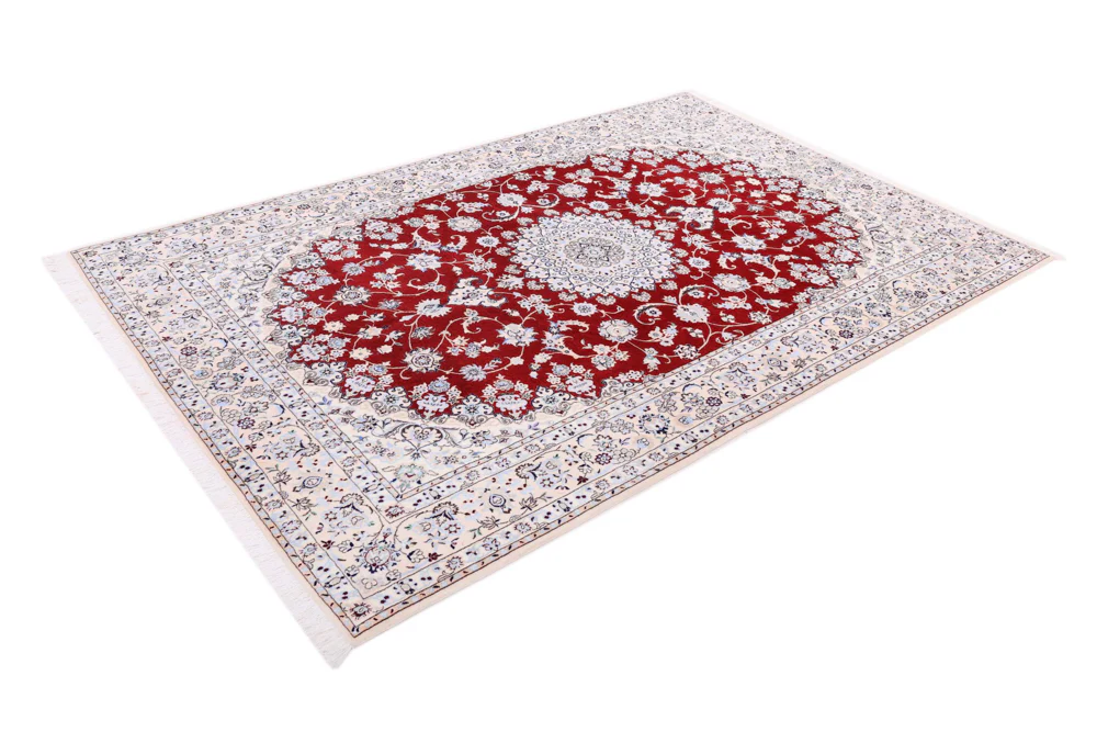 Perserteppich - Nain - Premium - 241 x 156 cm - rot - Image 3