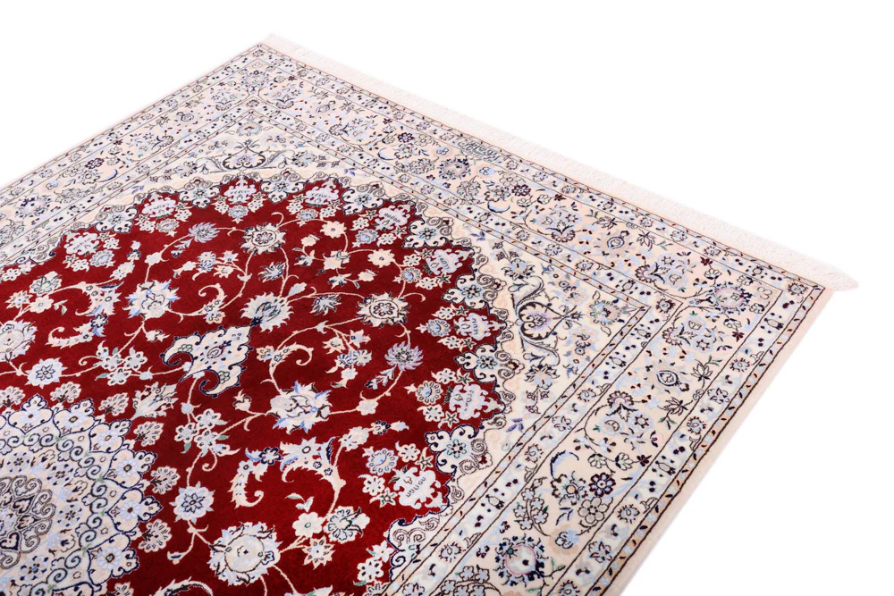 Perserteppich - Nain - Premium - 241 x 156 cm - rot - Image 4