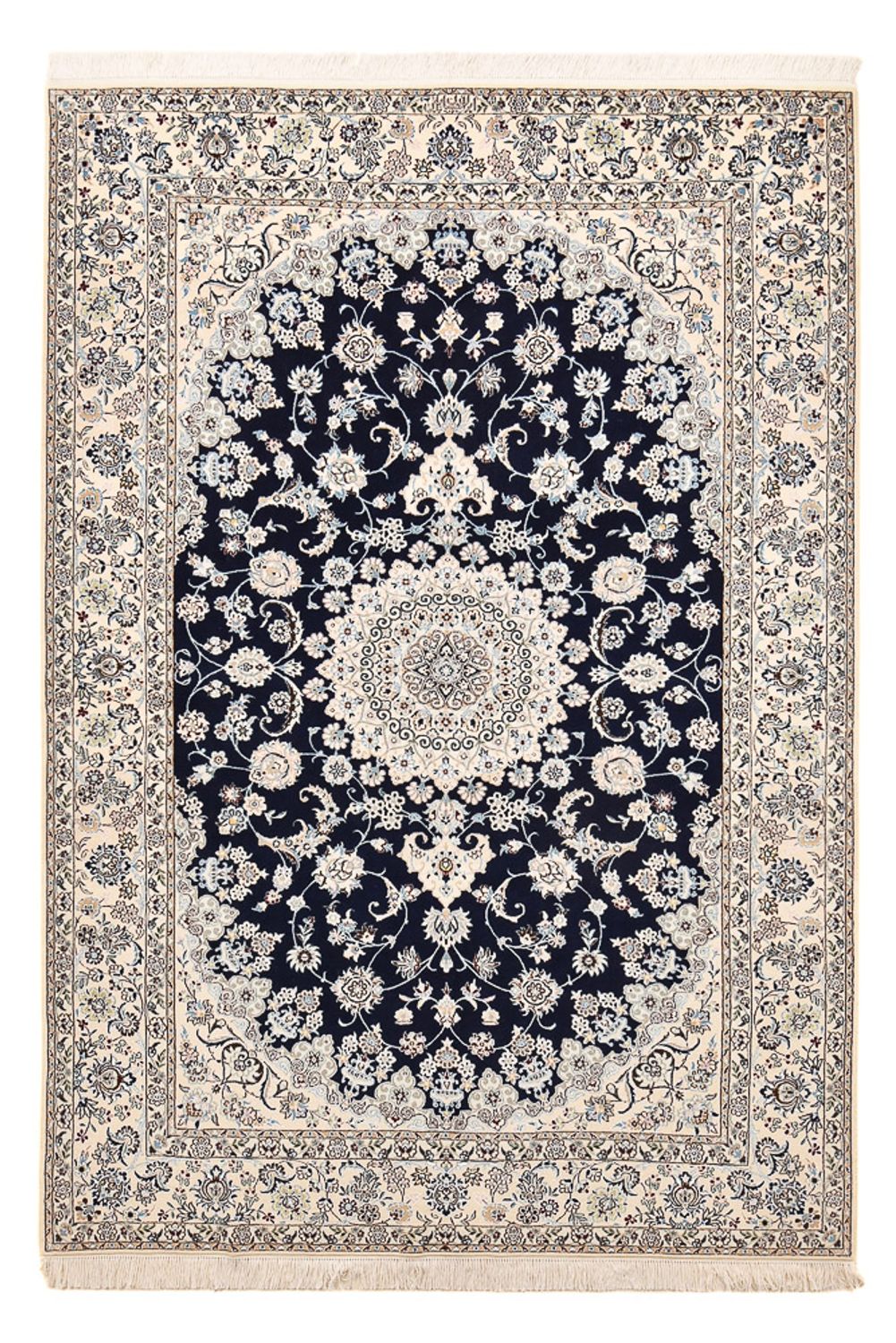 Perserteppich - Nain - Premium - 245 x 165 cm - dunkelblau