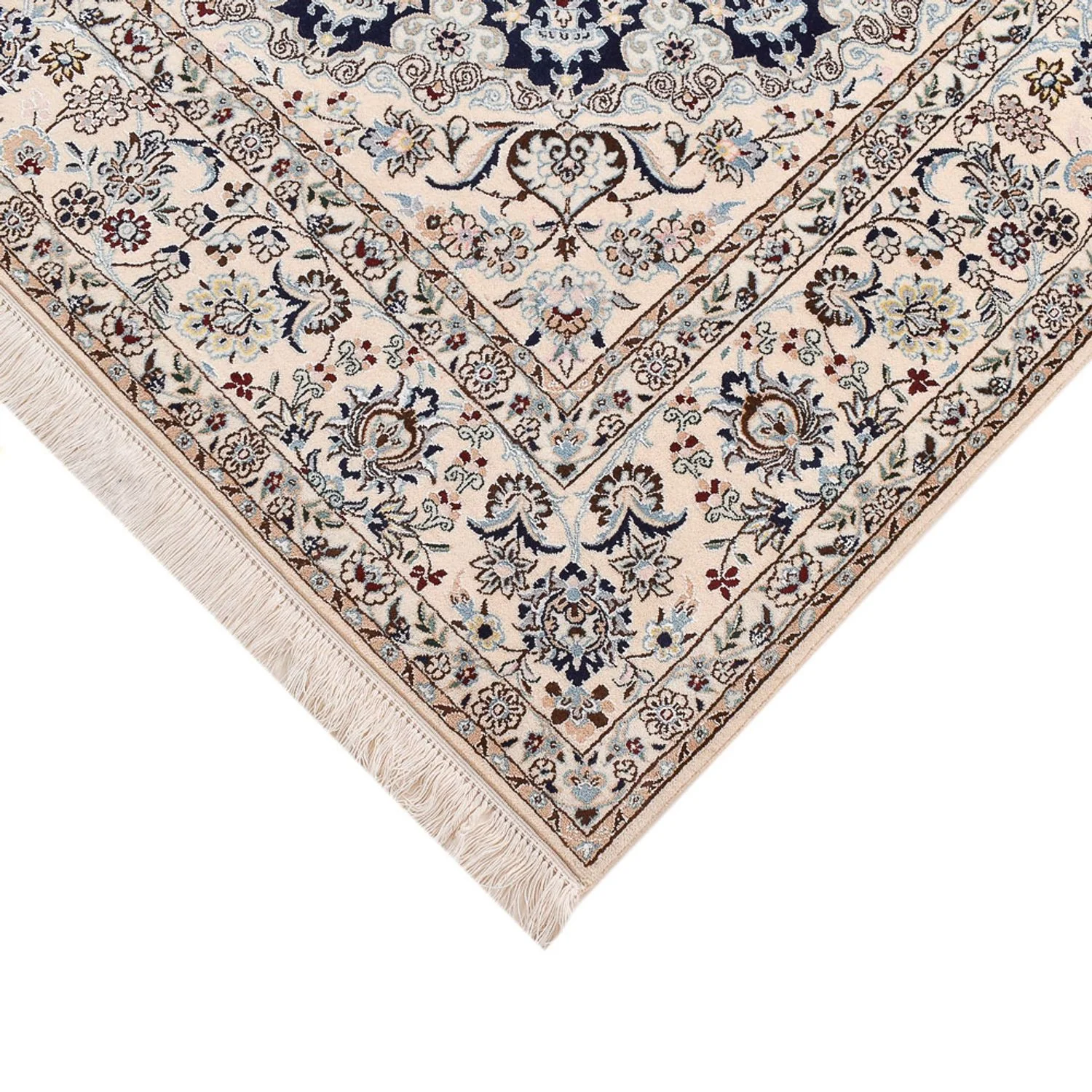 Perserteppich - Nain - Premium - 245 x 165 cm - dunkelblau - Image 2