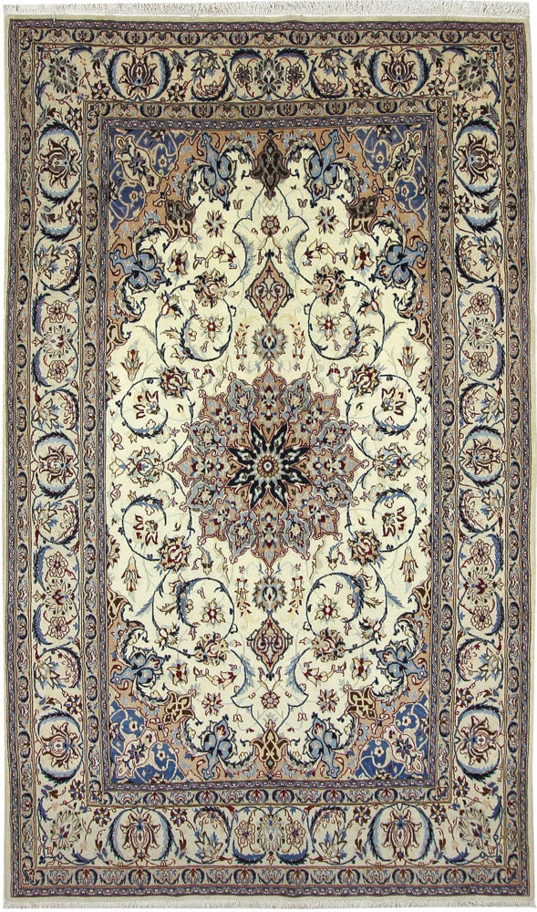 Perserteppich - Nain - Premium - 260 x 155 cm - creme