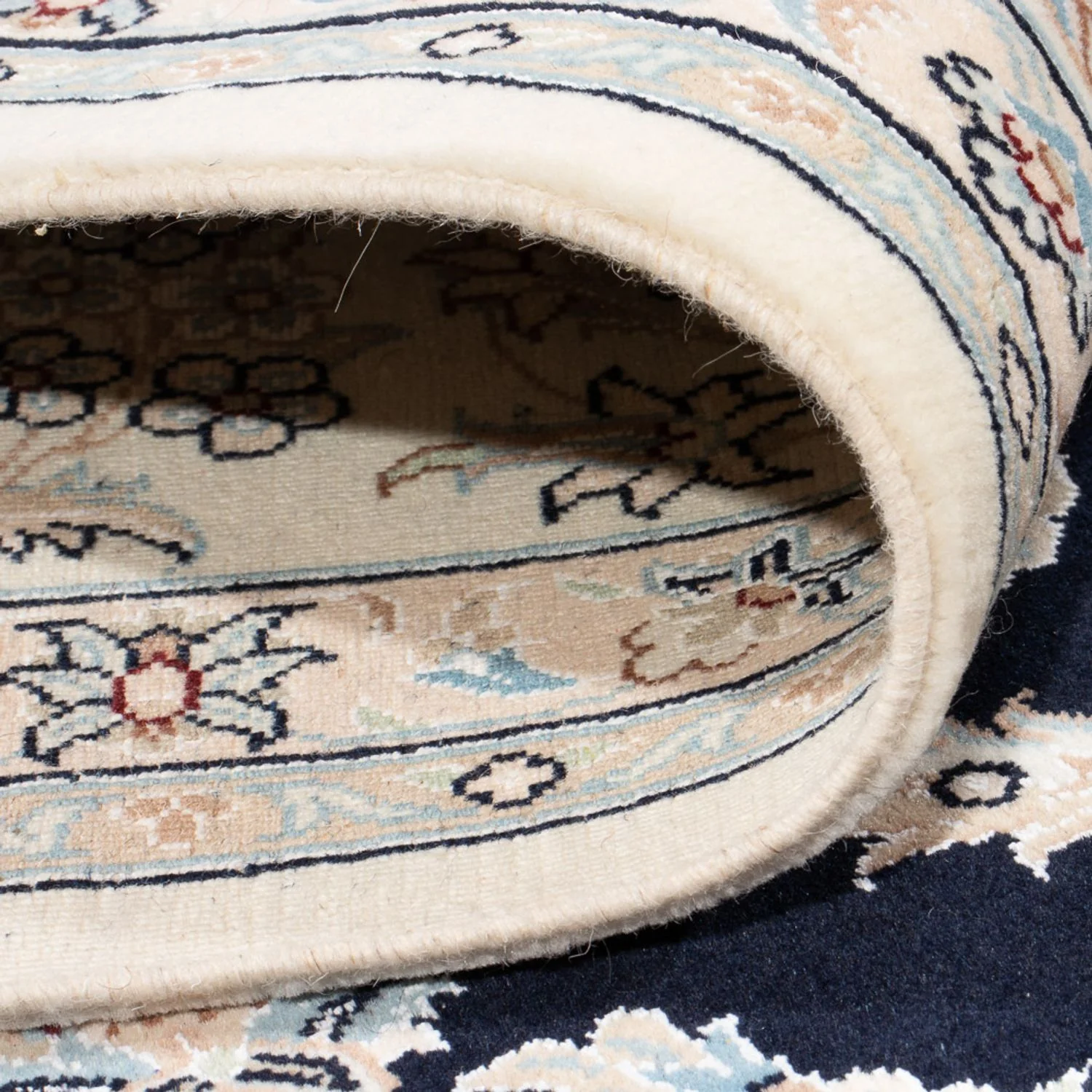 Perserteppich - Nain - Premium - 305 x 248 cm - dunkelblau - Image 4