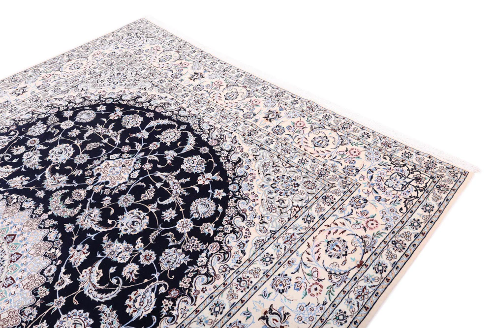 Perserteppich - Nain - Premium - 309 x 206 cm - dunkelblau - Image 4