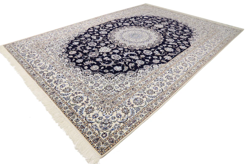Perserteppich - Nain - Premium - 360 x 250 cm - dunkelblau - Image 3
