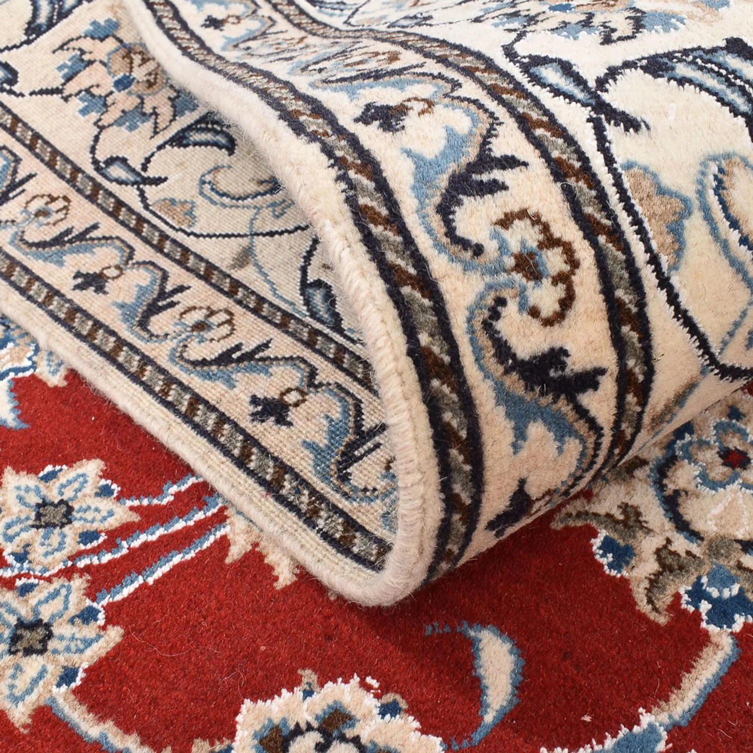Perserteppich - Nain quadratisch  - 203 x 193 cm - rot - Image 4