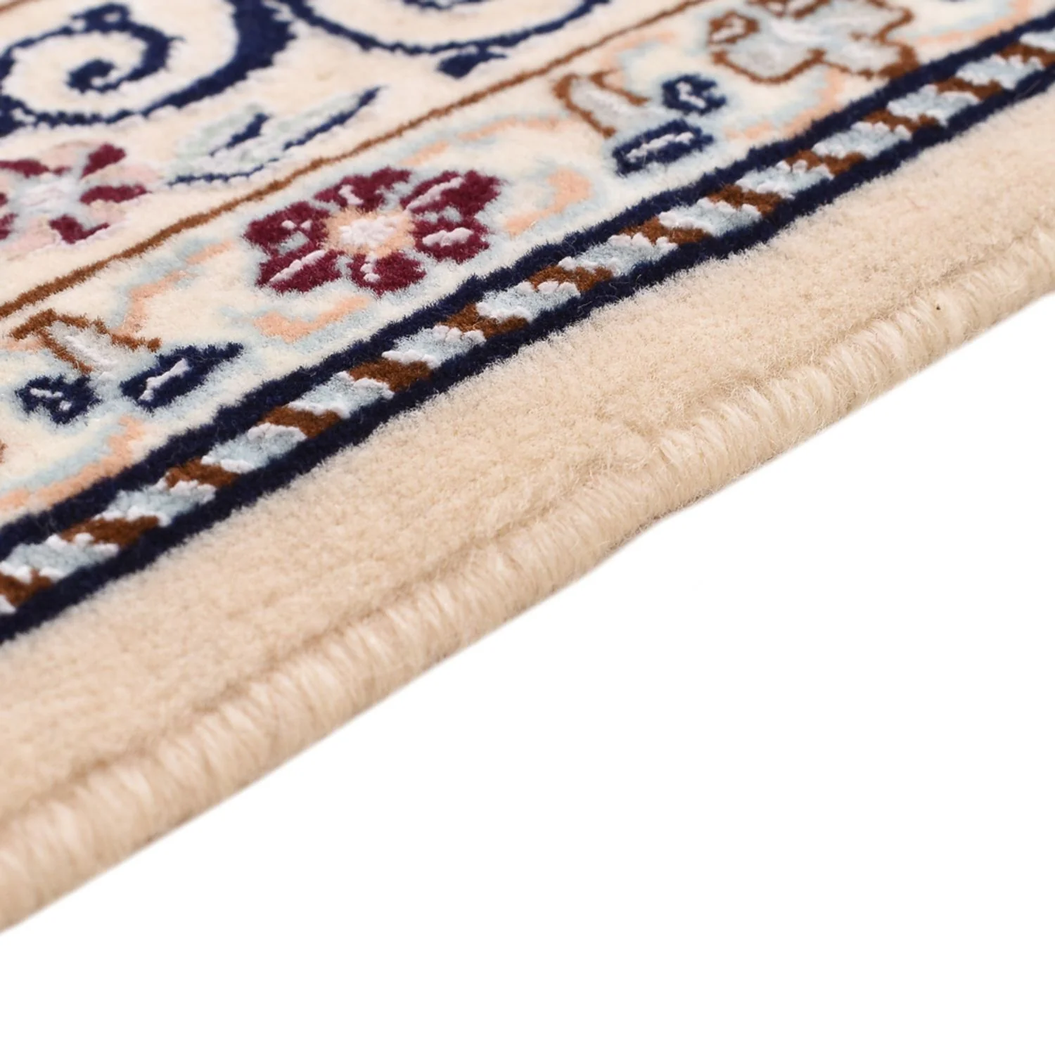 Perserteppich - Nain - Royal - 105 x 81 cm - hellgrau - Image 3