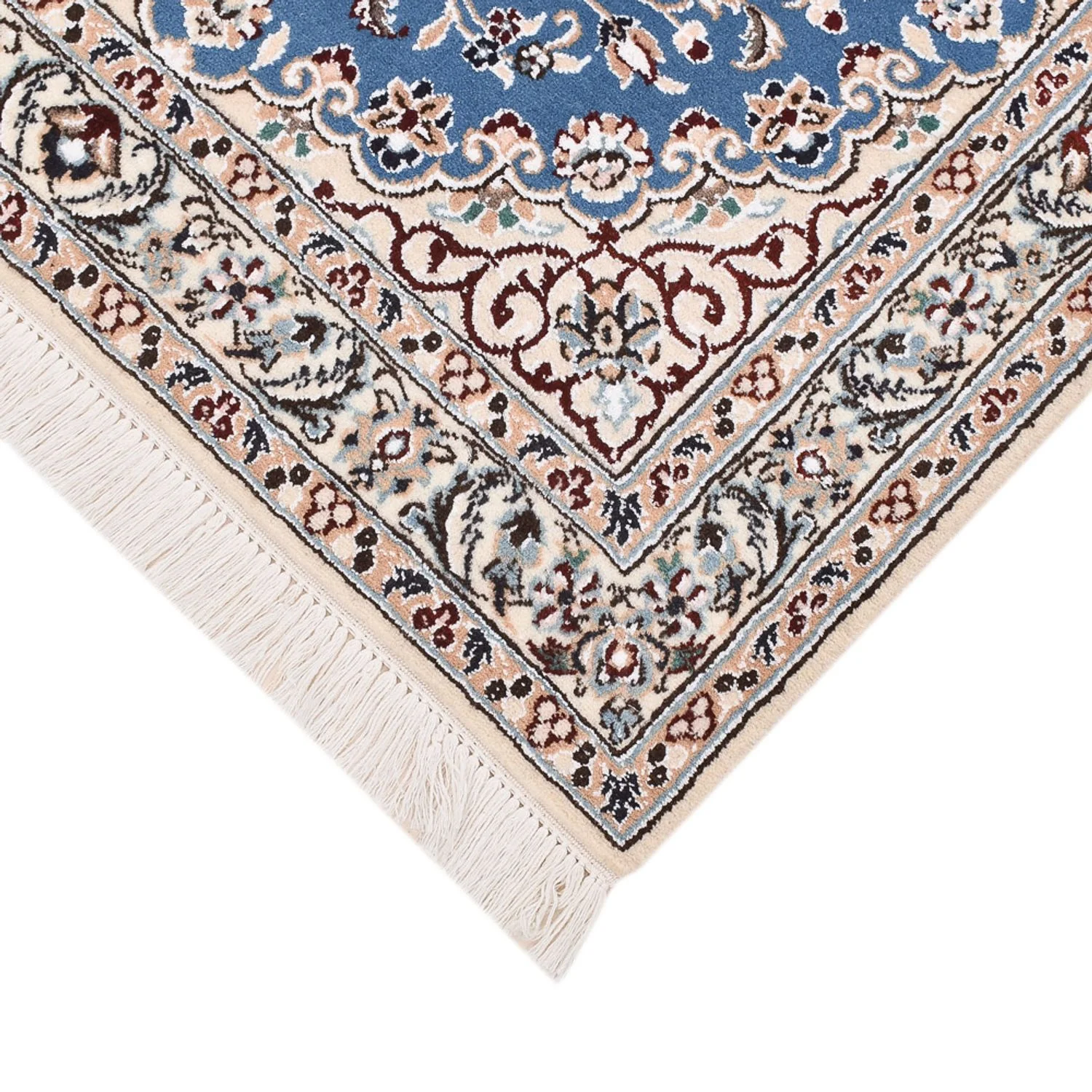 Perserteppich - Nain - Royal - 120 x 80 cm - blau - Image 2