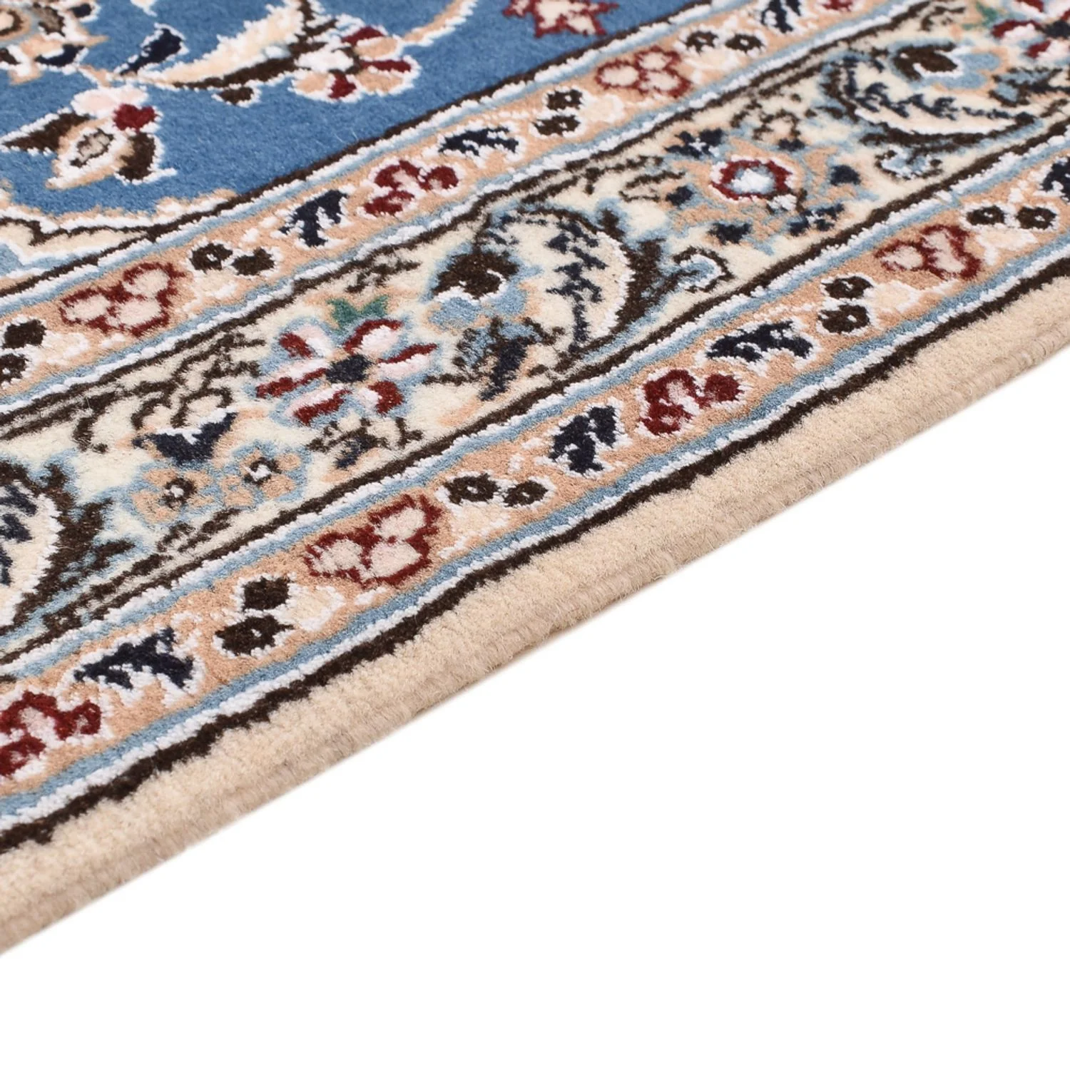 Perserteppich - Nain - Royal - 120 x 80 cm - blau - Image 3