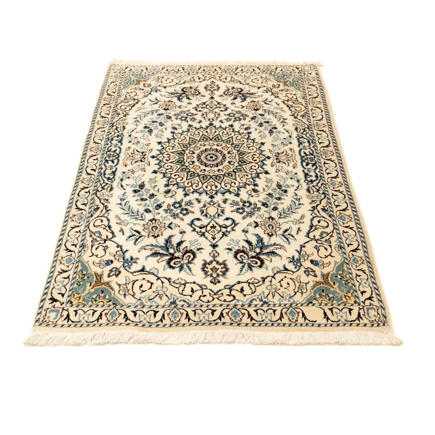 Perserteppich - Nain - Royal 132 x 85 cm - beige - Image 5