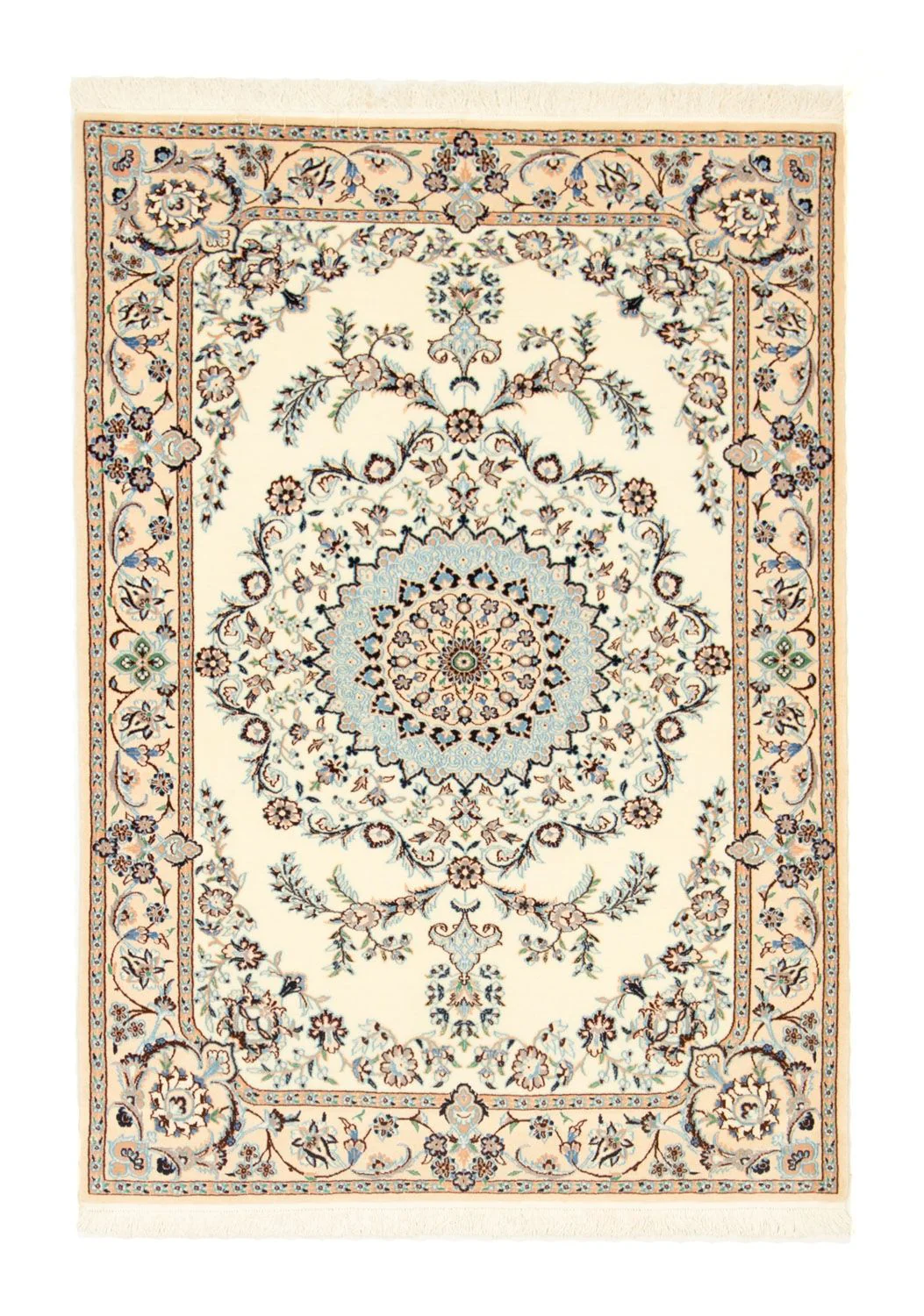 Perserteppich - Nain - Royal 146 x 98 cm - beige
