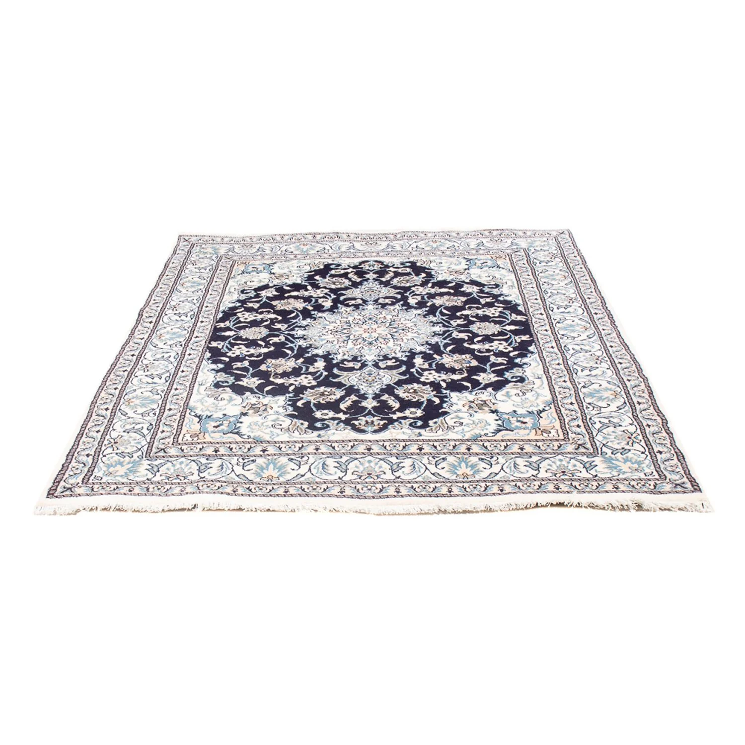 Perserteppich - Nain - Royal - 198 x 147 cm - dunkelblau - Image 5