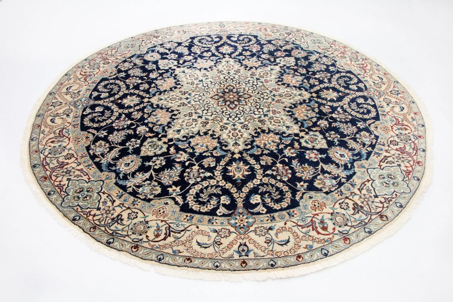 Perserteppich - Nain - Royal 210 x 210 cm Runder Teppich - Image 2