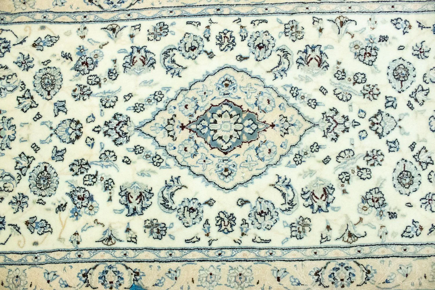 Perserteppich - Nain - Royal 285 x 87 cm - naturweiß - Image 2