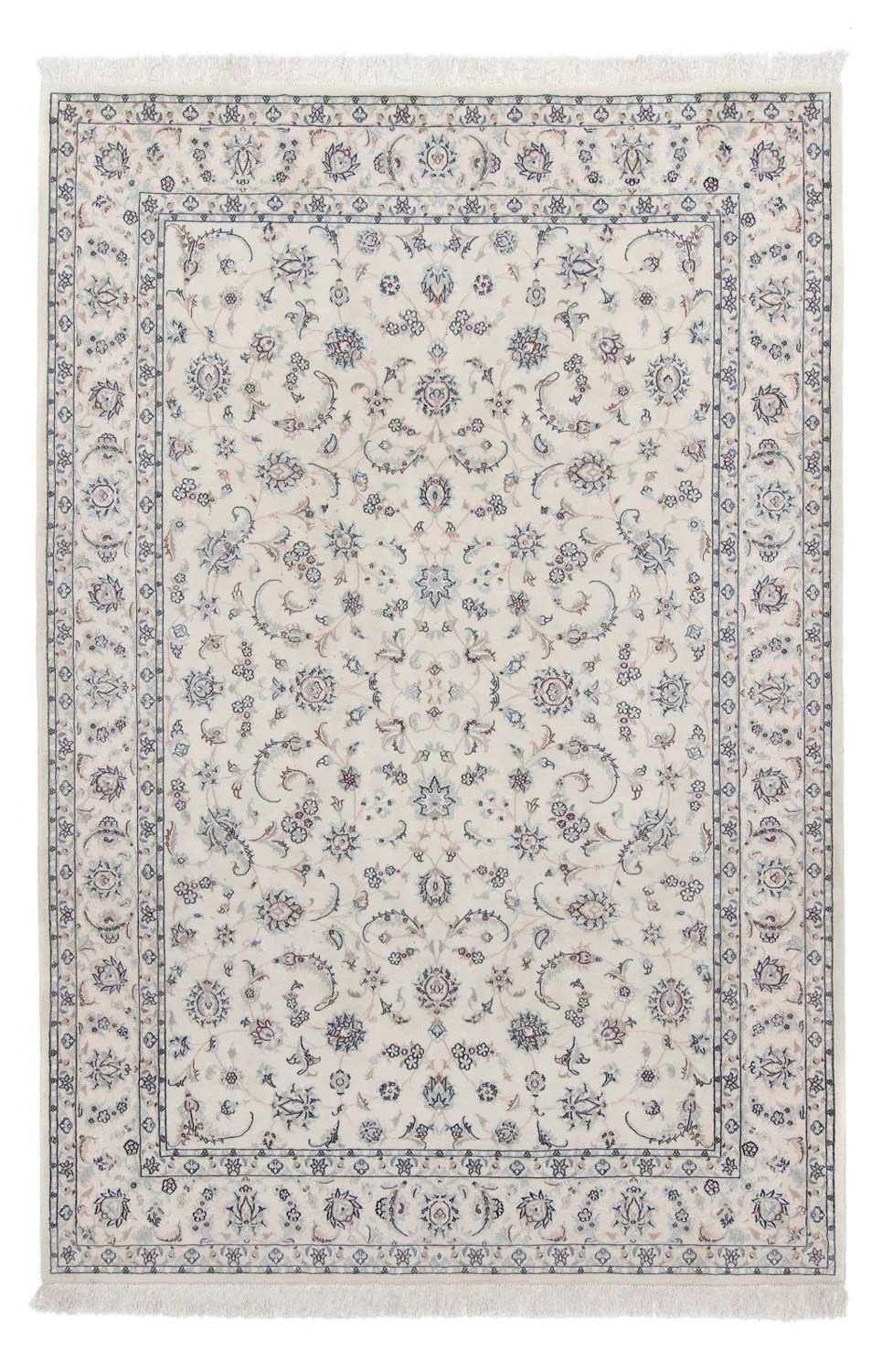 Perserteppich - Nain - Royal 298 x 199 cm - silber