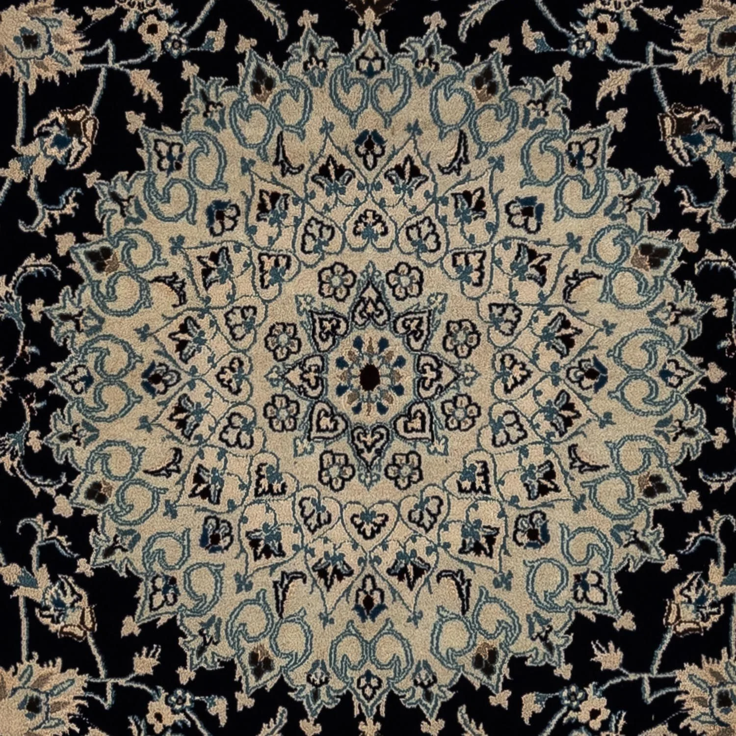 Perserteppich - Nain - Royal 298 x 252 cm - schwarz - Image 2