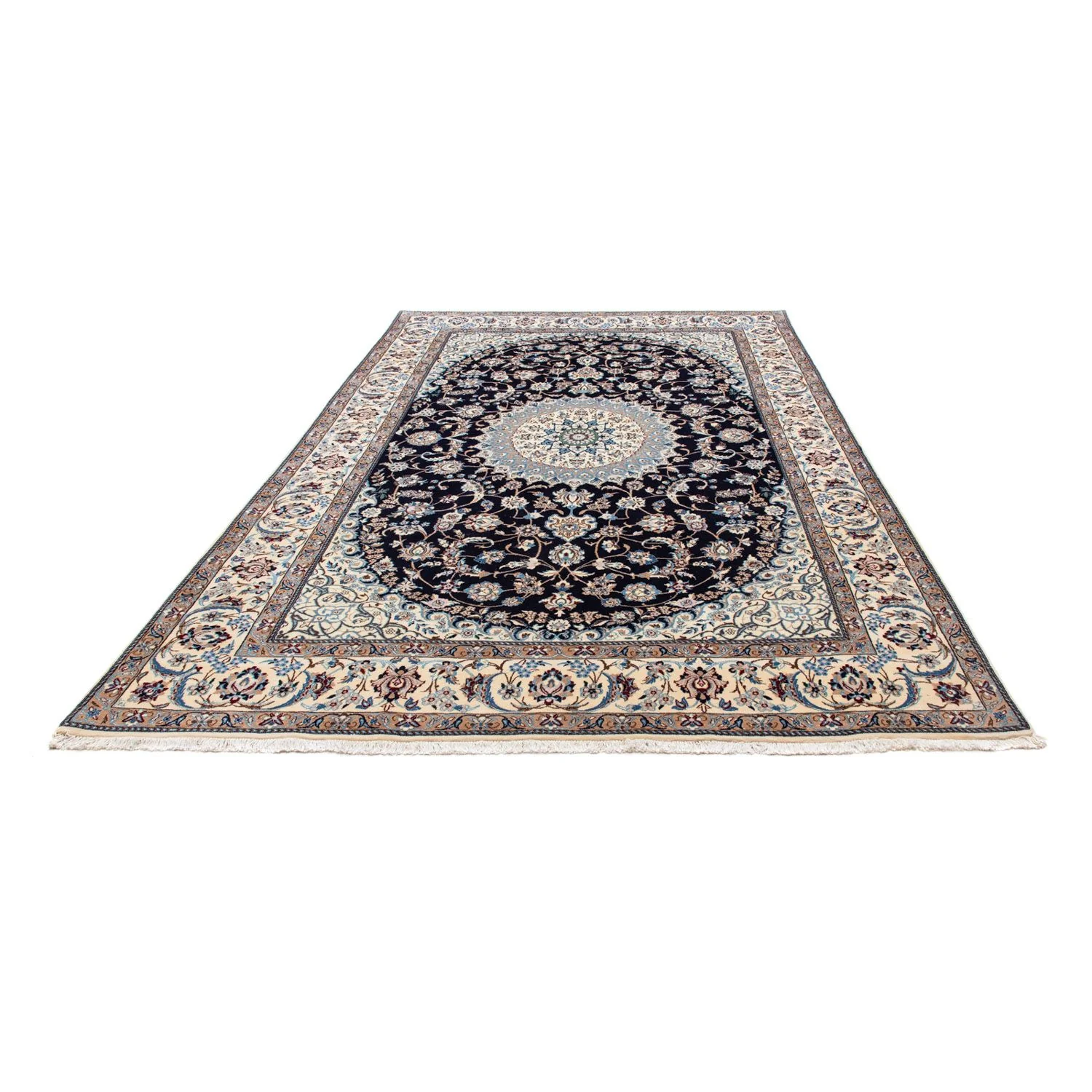 Perserteppich - Nain - Royal 300 x 202 cm - schwarz - Image 5