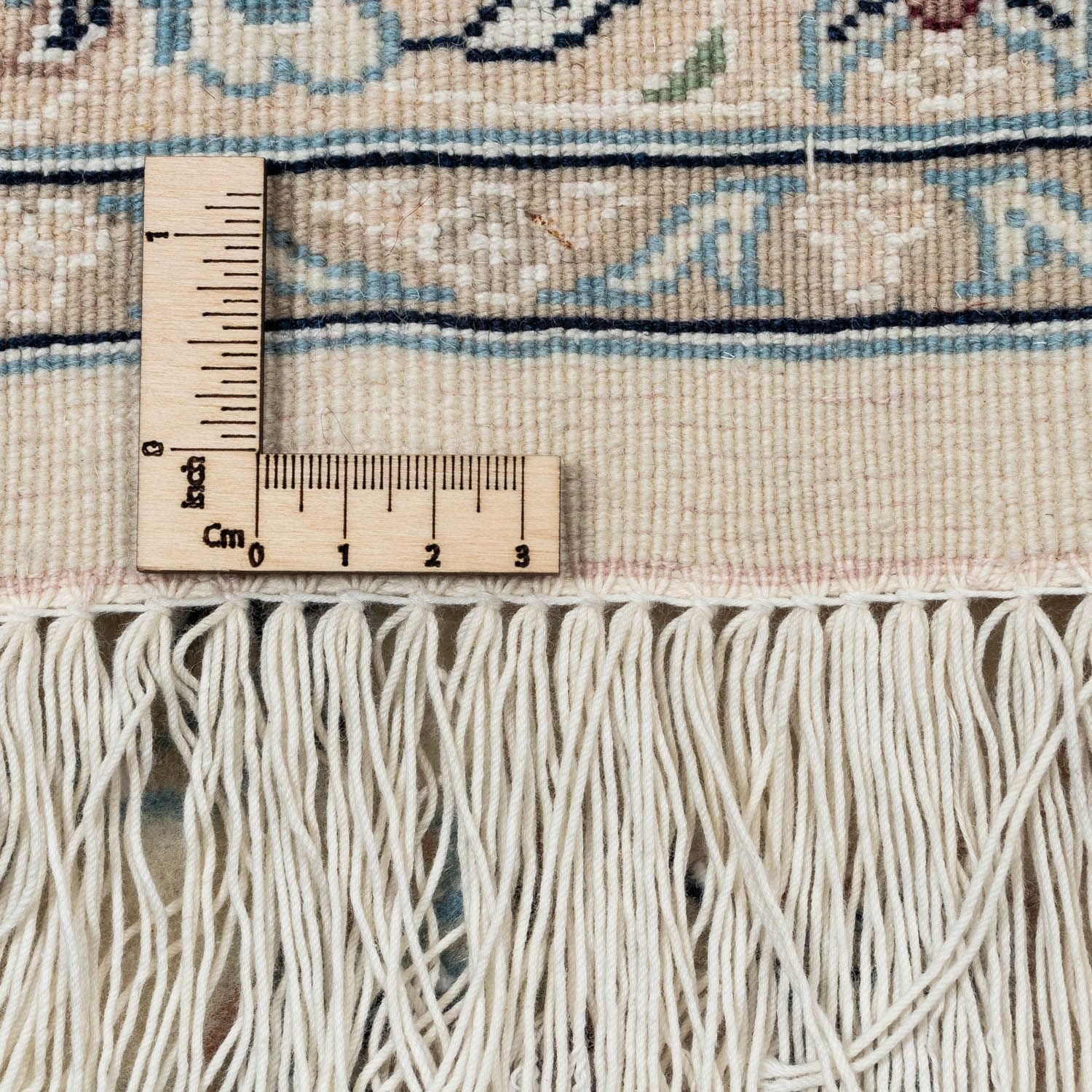 Perserteppich - Nain - Royal 300 x 250 cm - silber - Image 6