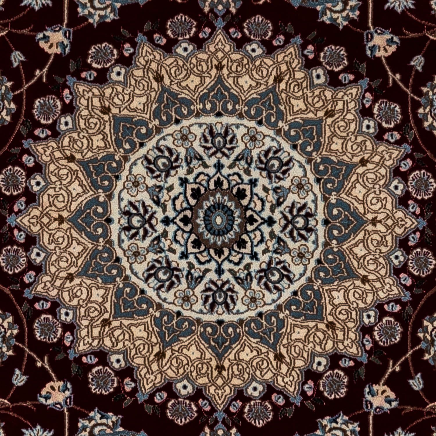 Perserteppich - Nain - Royal 352 x 251 cm - schwarz - Image 2