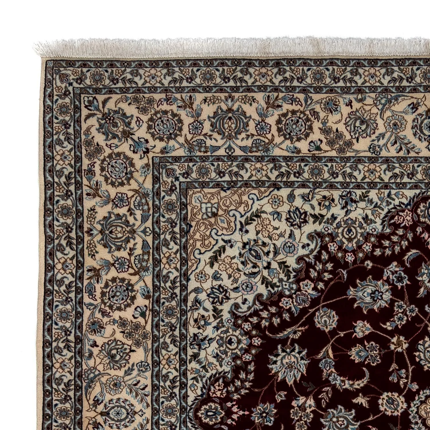Perserteppich - Nain - Royal 352 x 251 cm - schwarz - Image 3