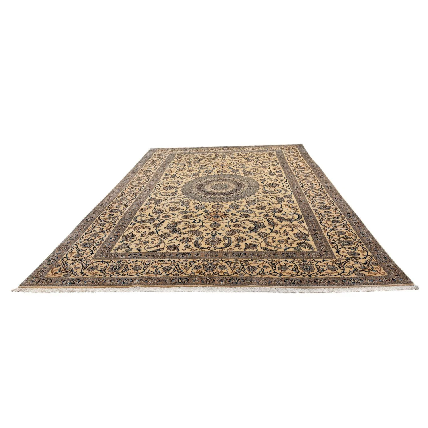 Perserteppich - Nain - Royal 362 x 243 cm - dunkelbeige - Image 5