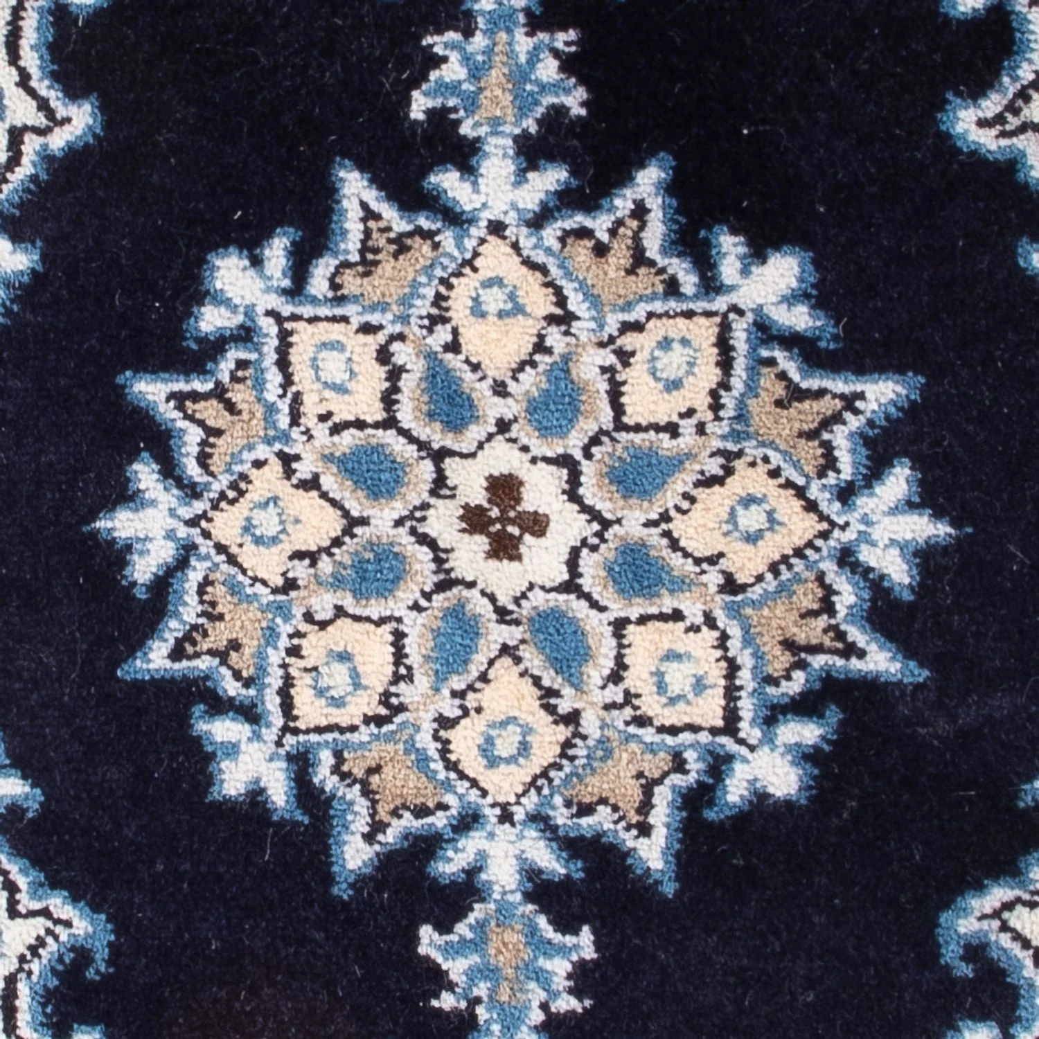 Perserteppich - Nain - Royal - 60 x 40 cm - dunkelblau - Image 2