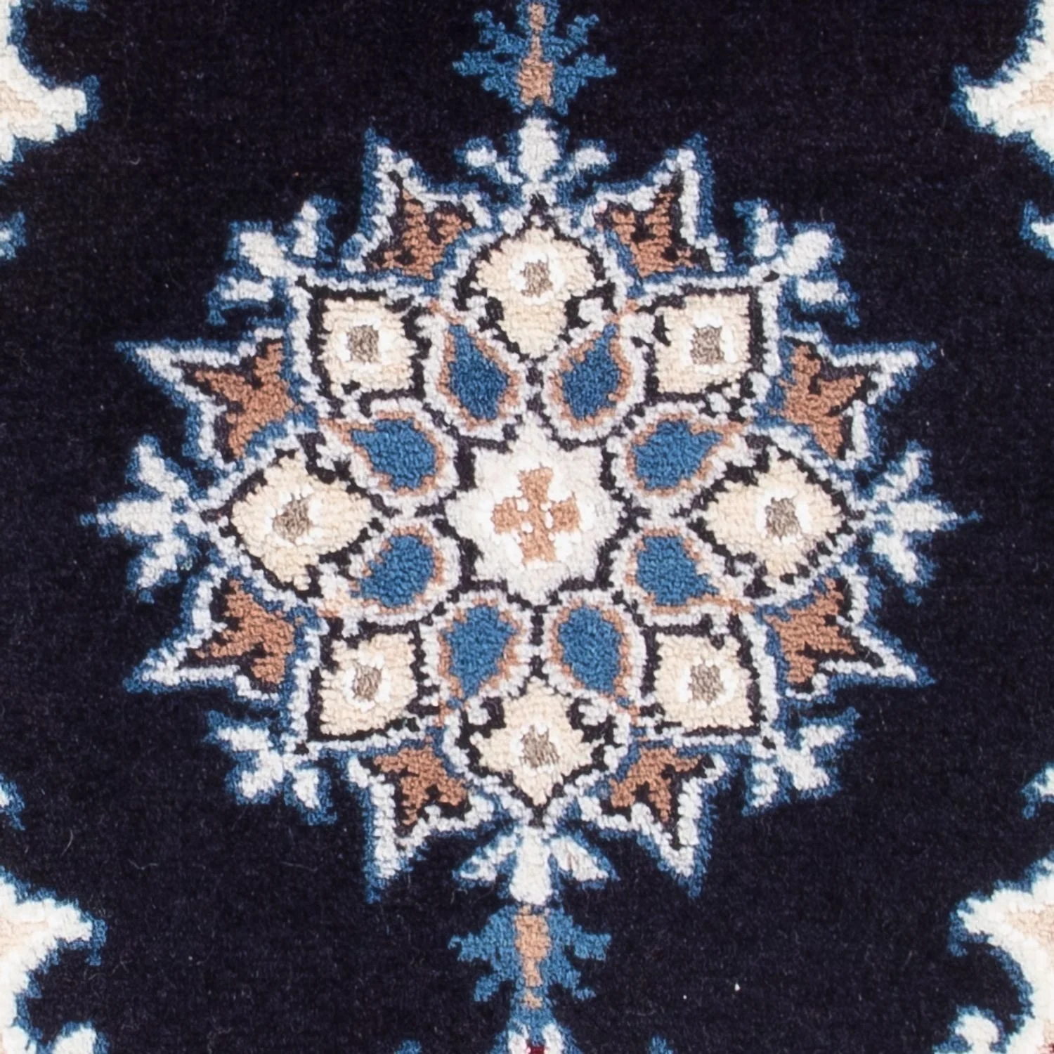 Perserteppich - Nain - Royal - 60 x 40 cm - dunkelblau - Image 2