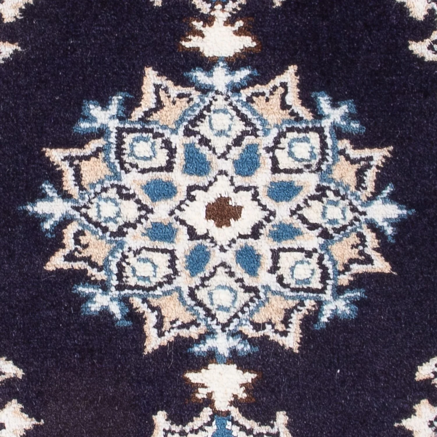 Perserteppich - Nain - Royal - 60 x 40 cm - dunkelblau - Image 2