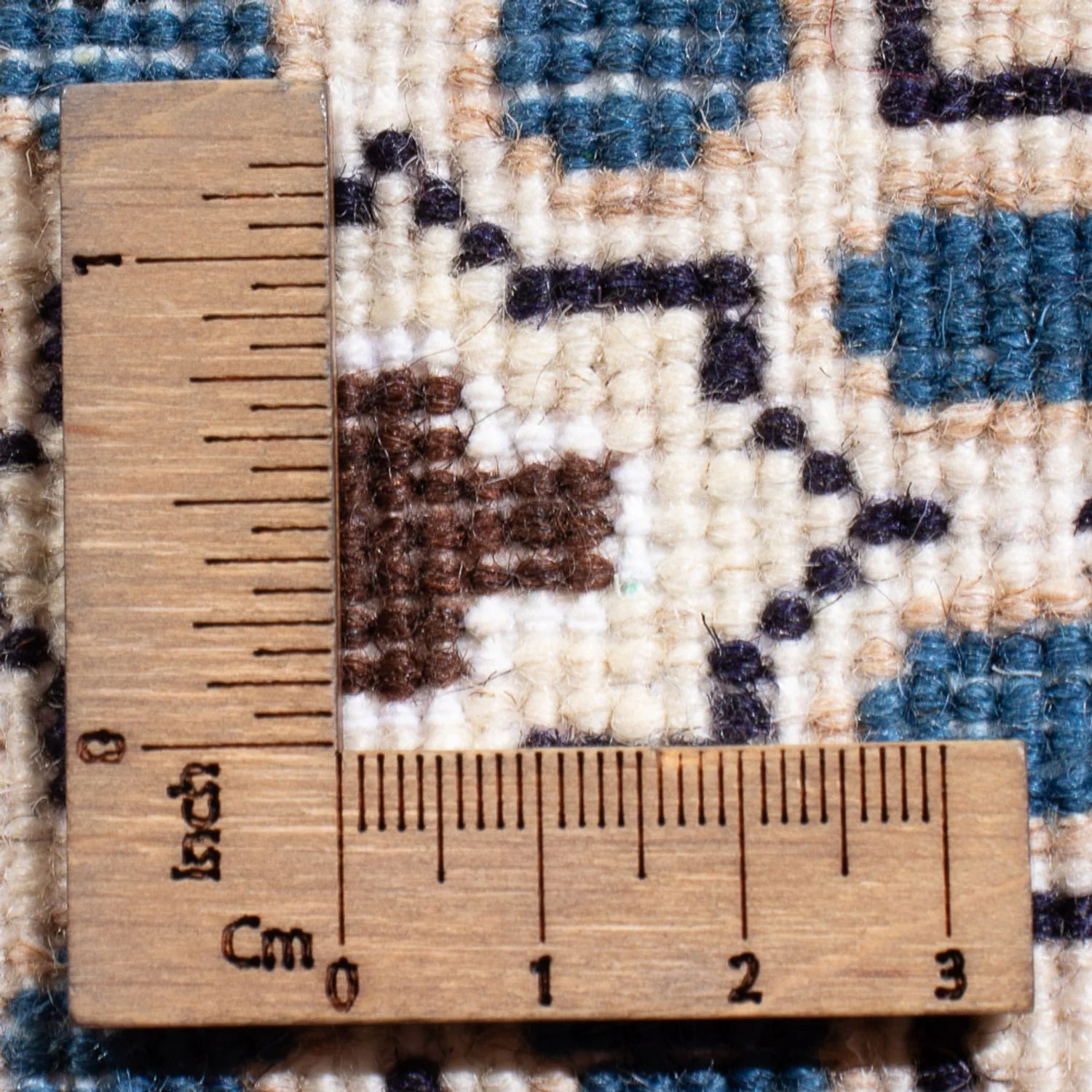 Perserteppich - Nain - Royal - 60 x 40 cm - dunkelblau - Image 5
