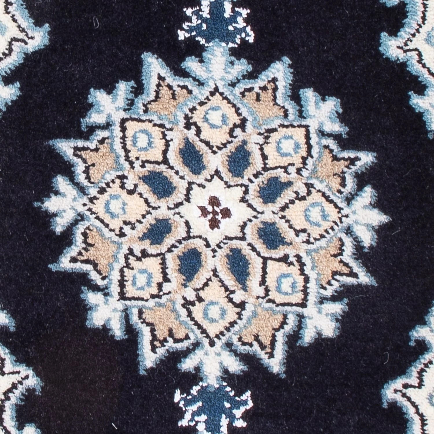 Perserteppich - Nain - Royal - 60 x 40 cm - dunkelblau - Image 2