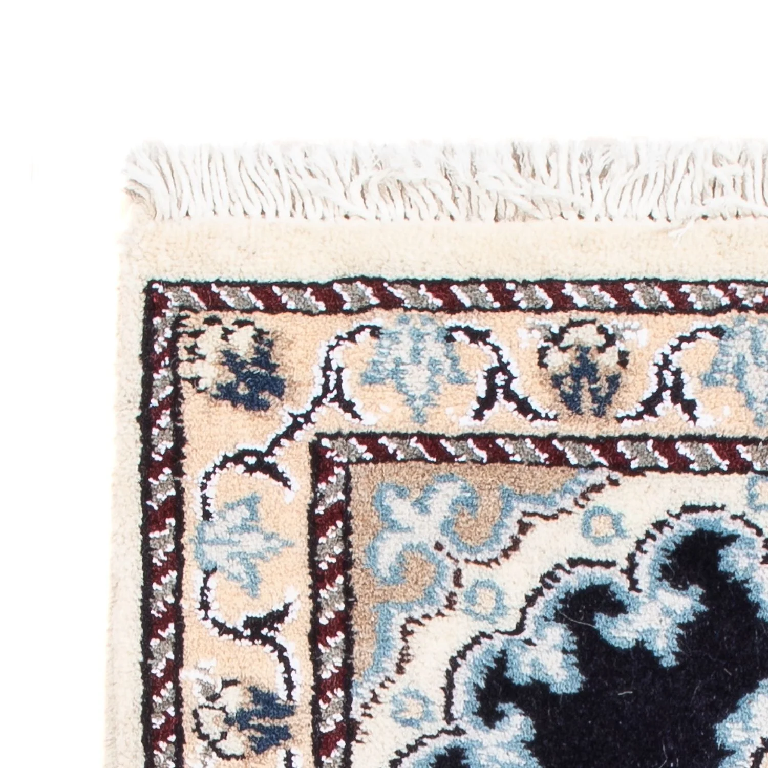 Perserteppich - Nain - Royal - 60 x 40 cm - dunkelblau - Image 3