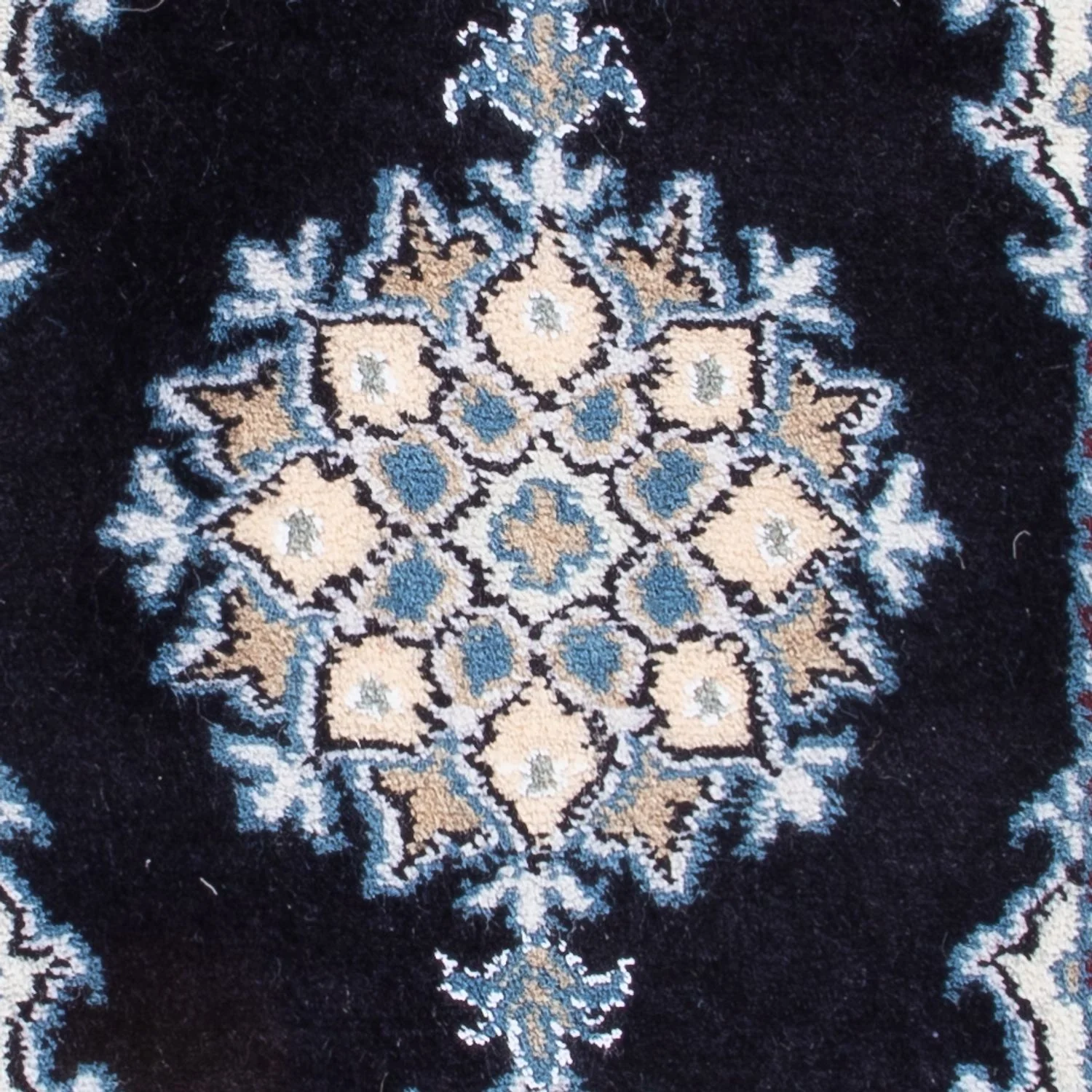 Perserteppich - Nain - Royal - 60 x 40 cm - dunkelblau - Image 2