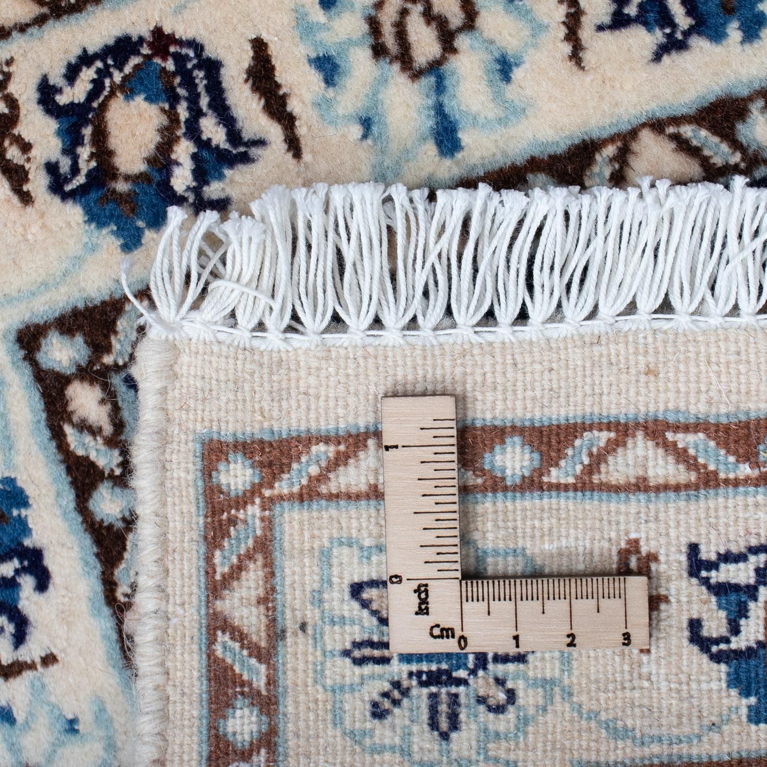 Perserteppich - Nain - Royal 85 x 55 cm - dunkelblau - Image 6