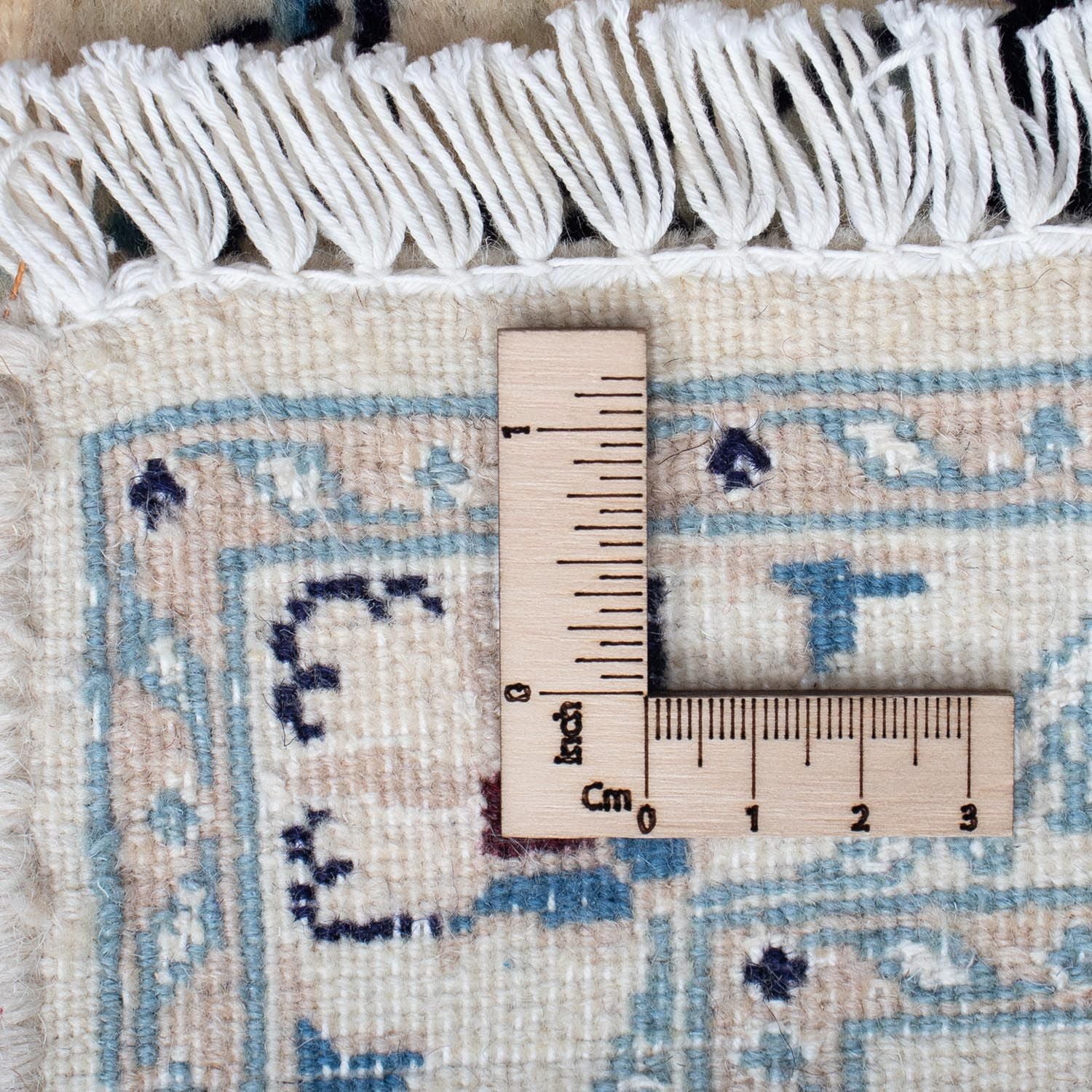 Perserteppich - Nain - Royal 87 x 60 cm - dunkelblau - Image 6