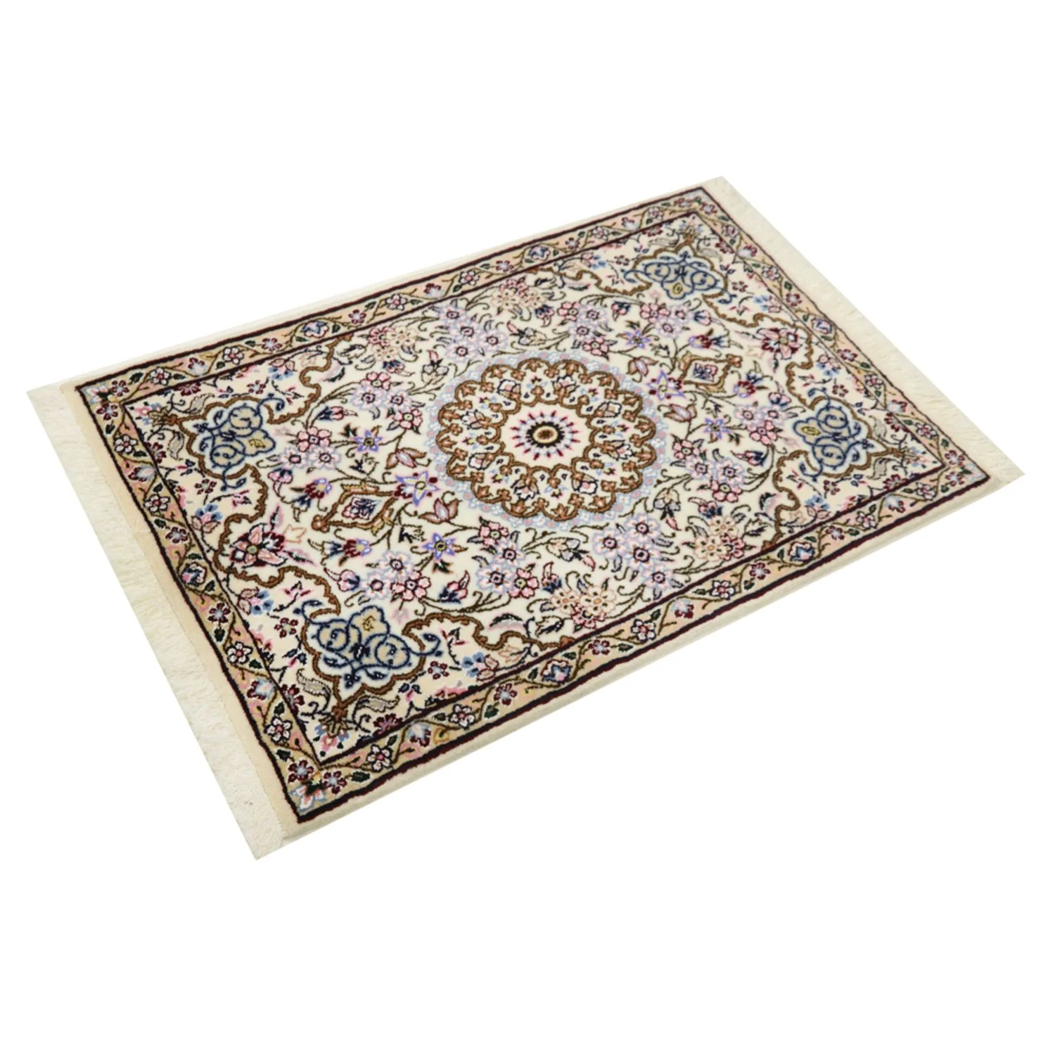Perserteppich - Nain - Royal - 90 x 60 cm - beige - Image 4