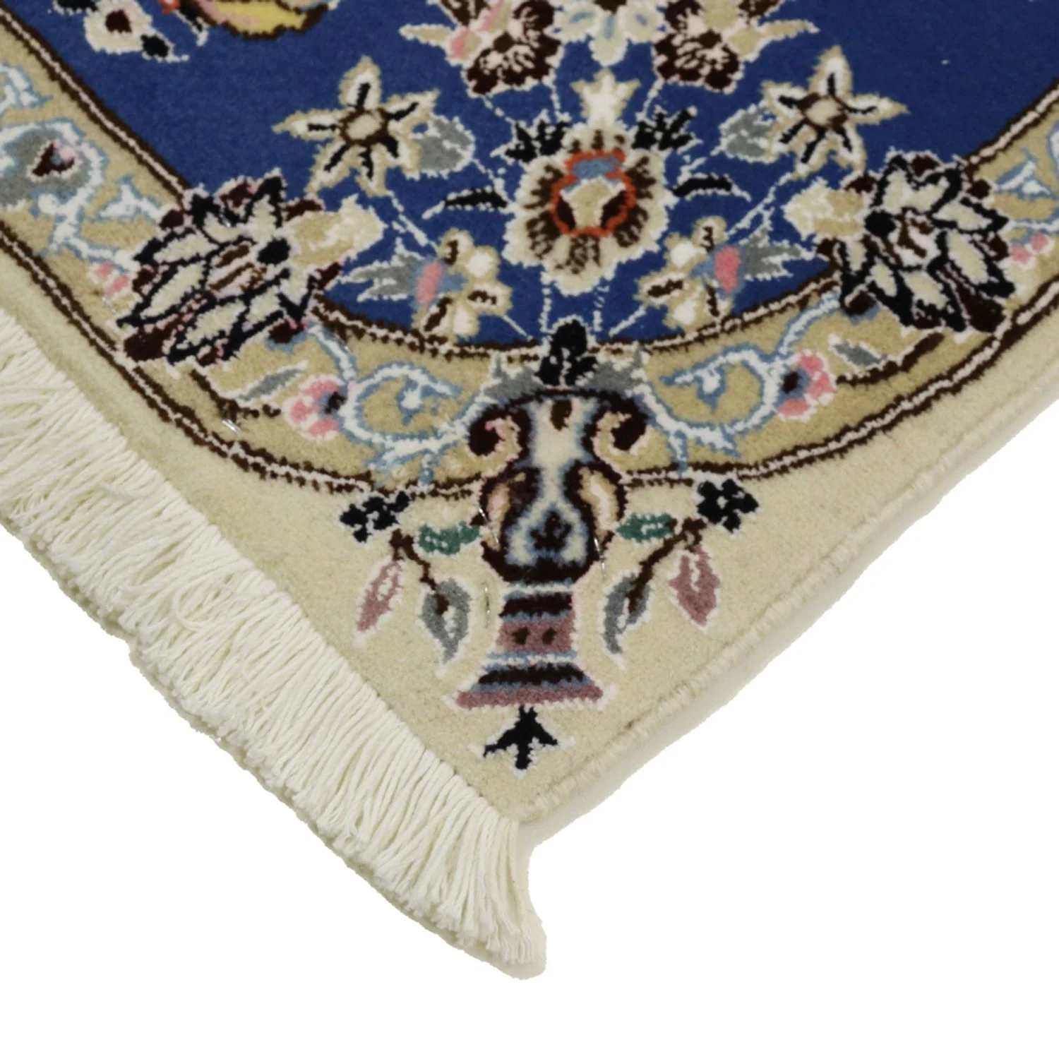 Perserteppich - Nain - Royal - 90 x 60 cm - blau - Image 3