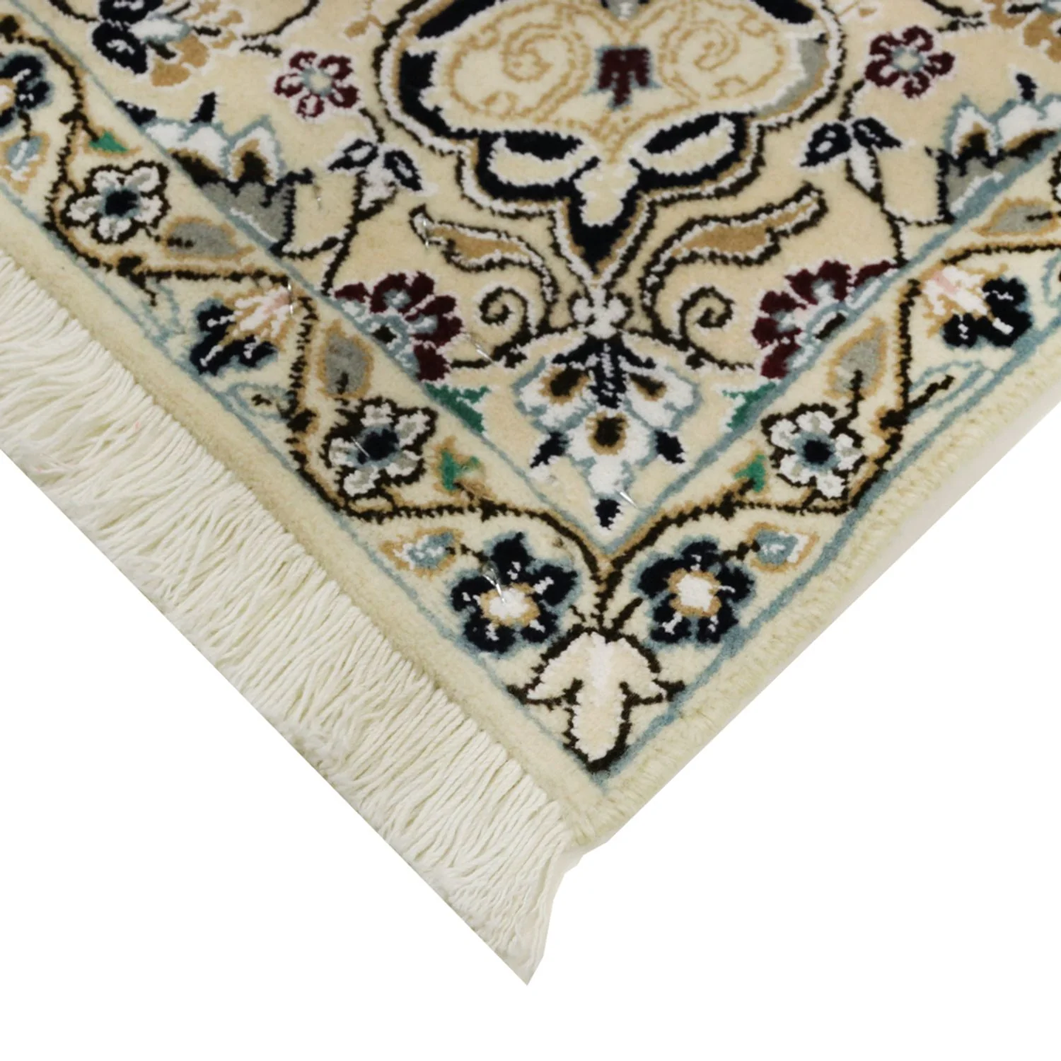 Perserteppich - Nain - Royal - 90 x 60 cm - dunkelblau - Image 3