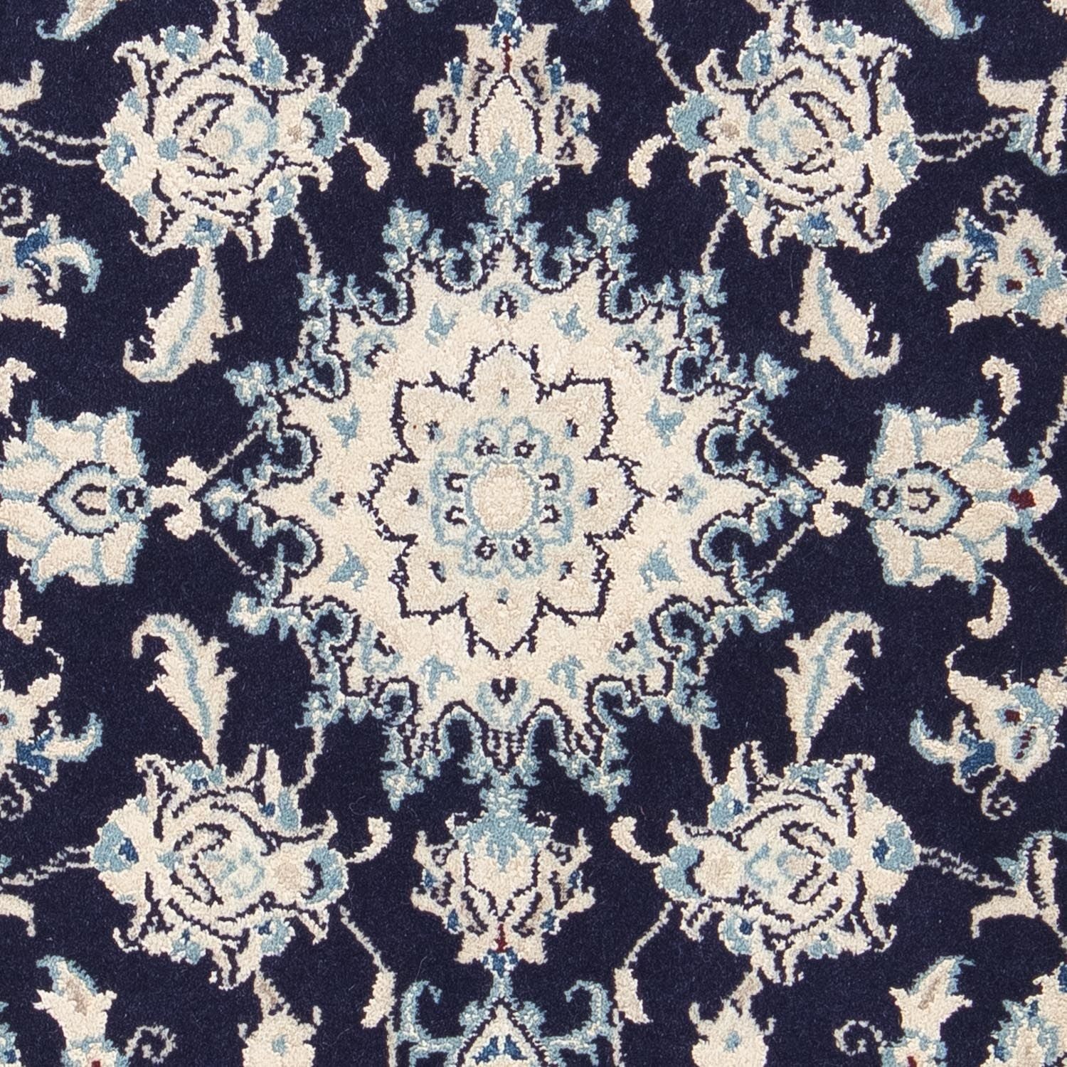 Perserteppich - Nain - Royal 90 x 60 cm - dunkelblau - Image 2