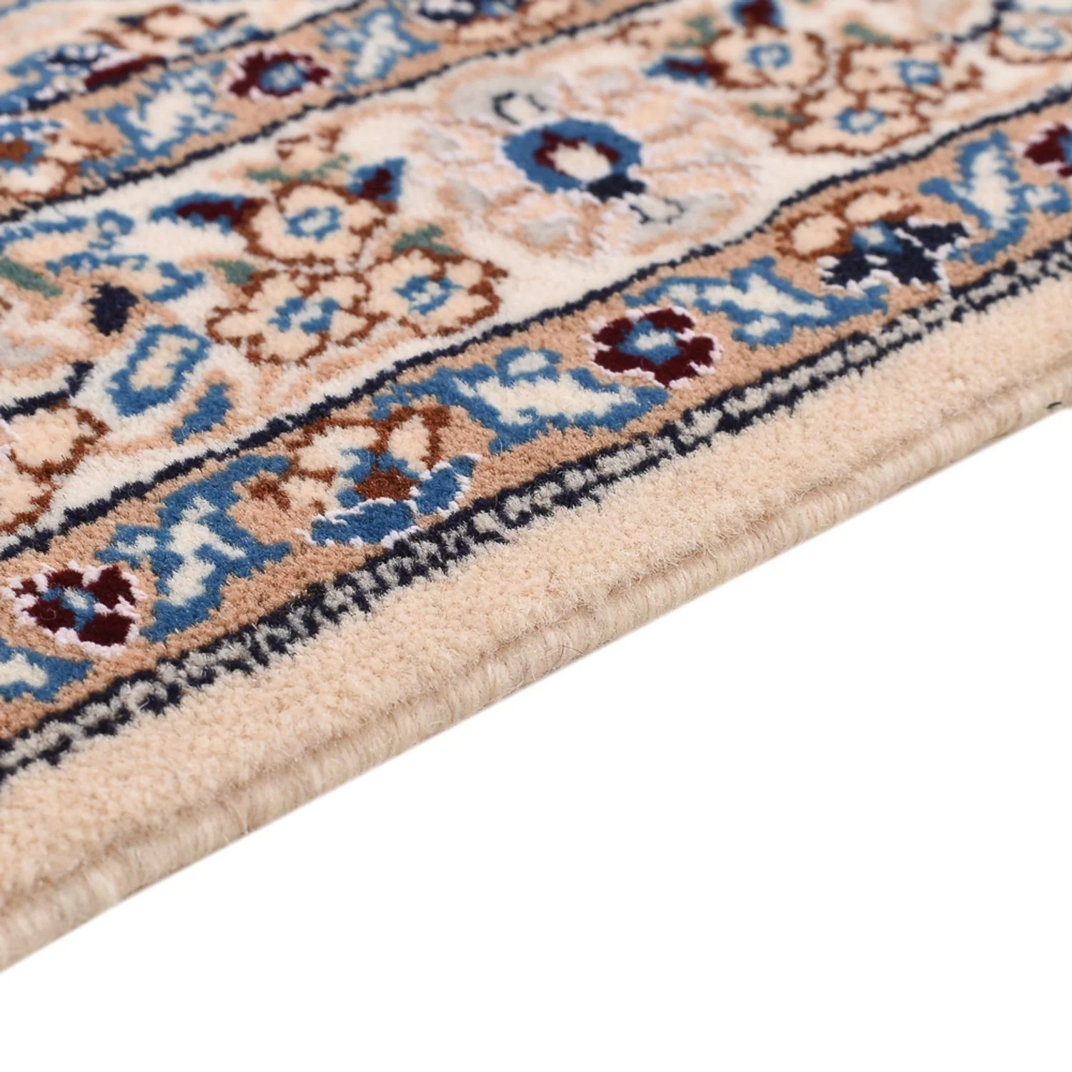 Perserteppich - Nain - Royal - 94 x 63 cm - dunkelrot - Image 3